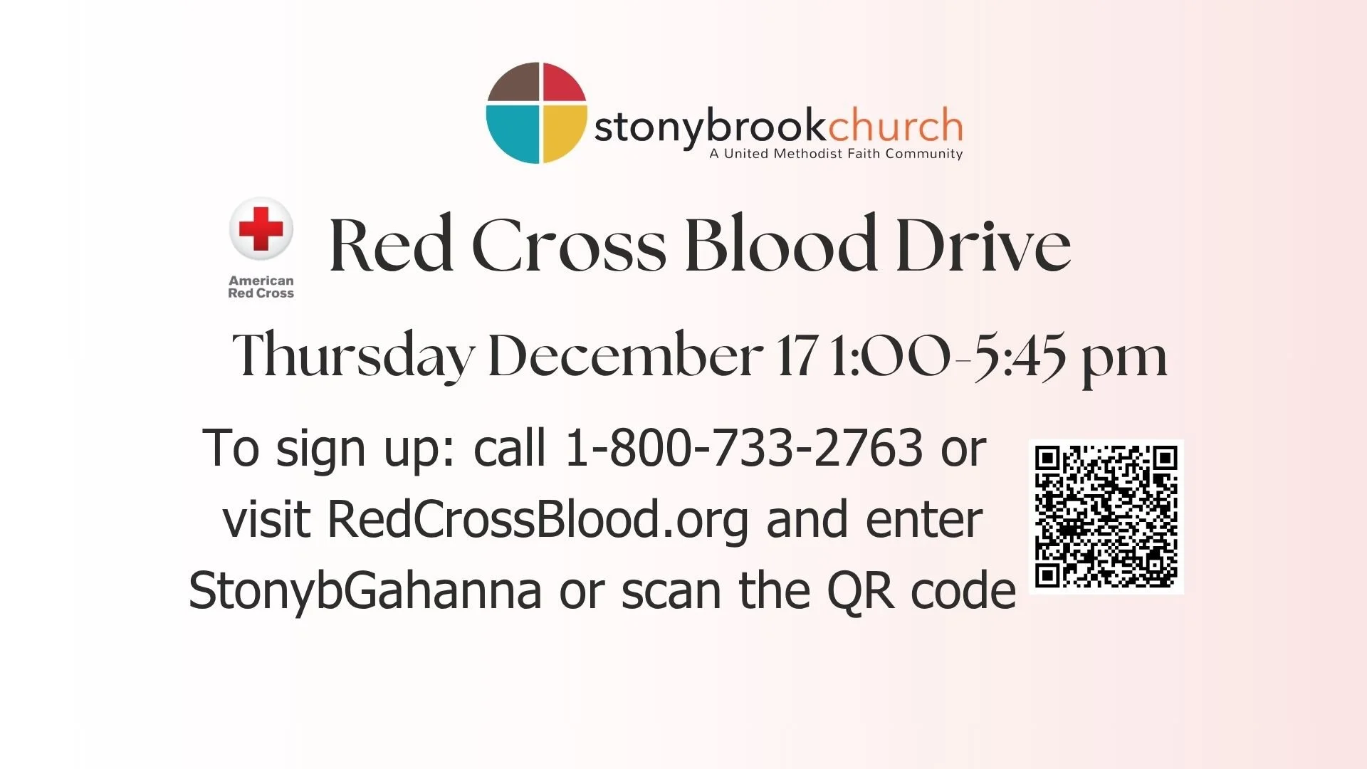 Red Cross Blood Drive