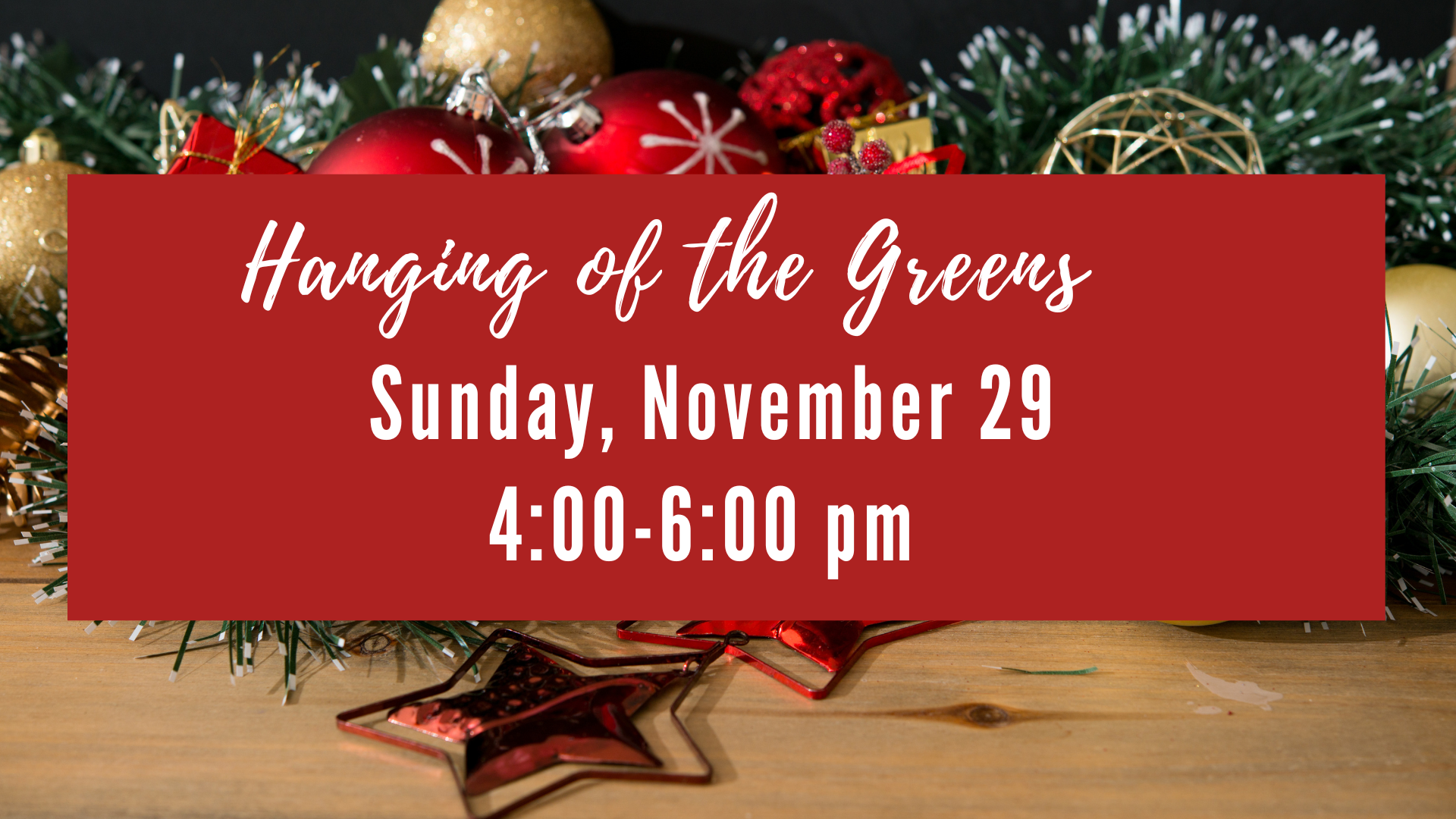 Hanging of the Greens