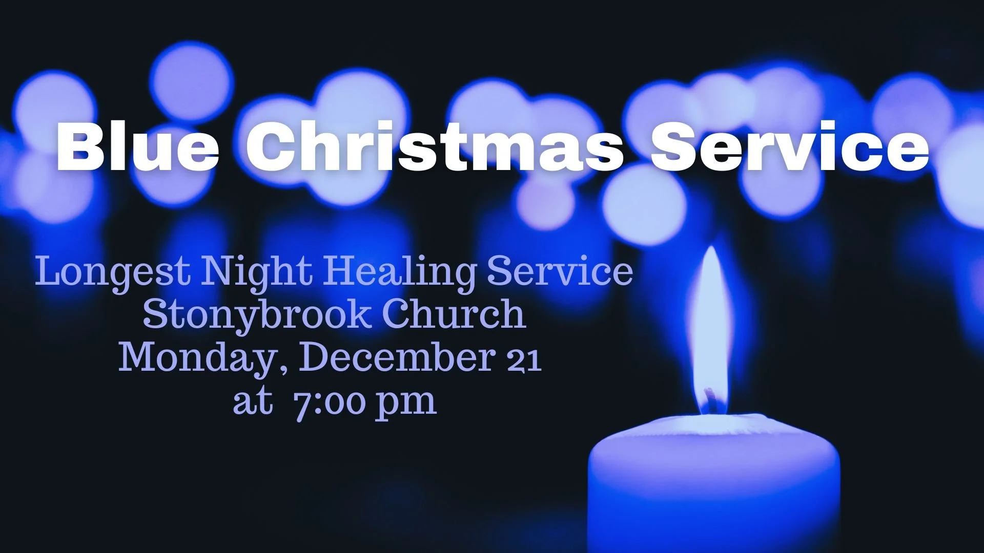 Blue Christmas Service