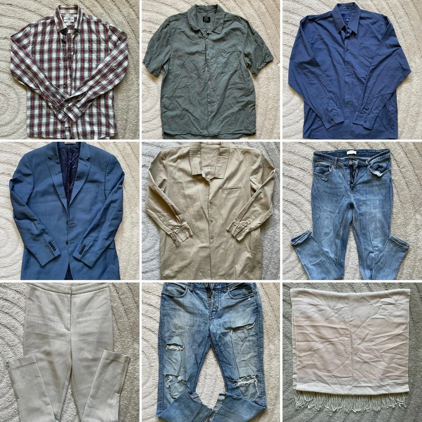 Cirkularitetsutmaning!
Jag &auml;r med i en grupp med remakedesigners som genom @dotankcenter Marievik och @rodakorsetsecondhand f&ouml;rs&ouml;ker hitta s&auml;tt att cirkulera kl&auml;der smartare.
I ett event d&auml;r vi fick inblick i sorteringsf