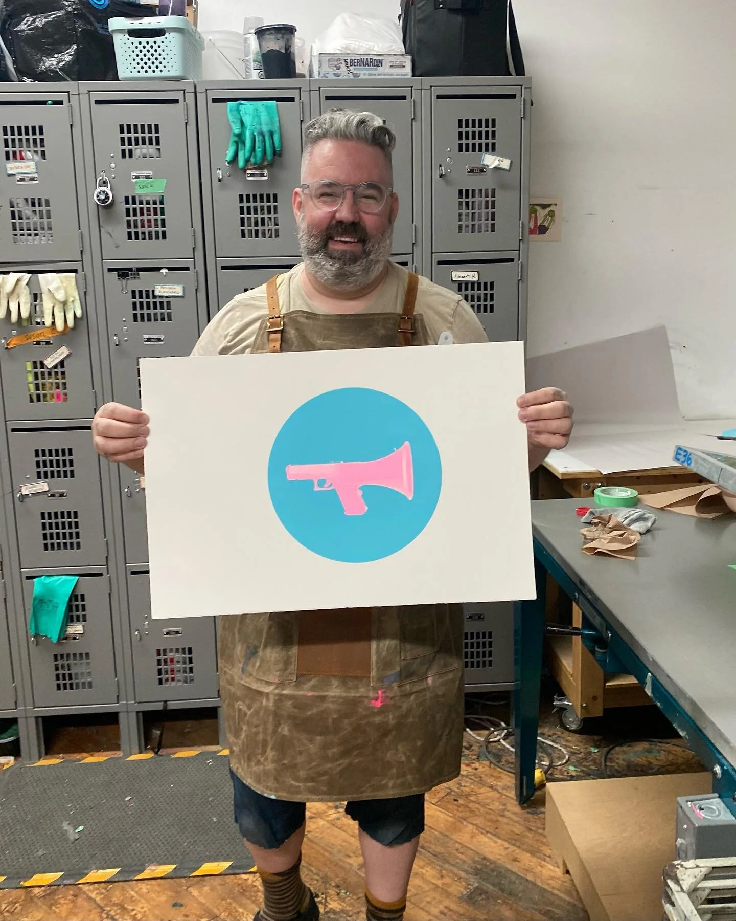 Hot of the press! &lsquo;I PROTEST&rsquo; &mdash;another productive evening @openstudio_toronto #screenprinting #printmaking #art