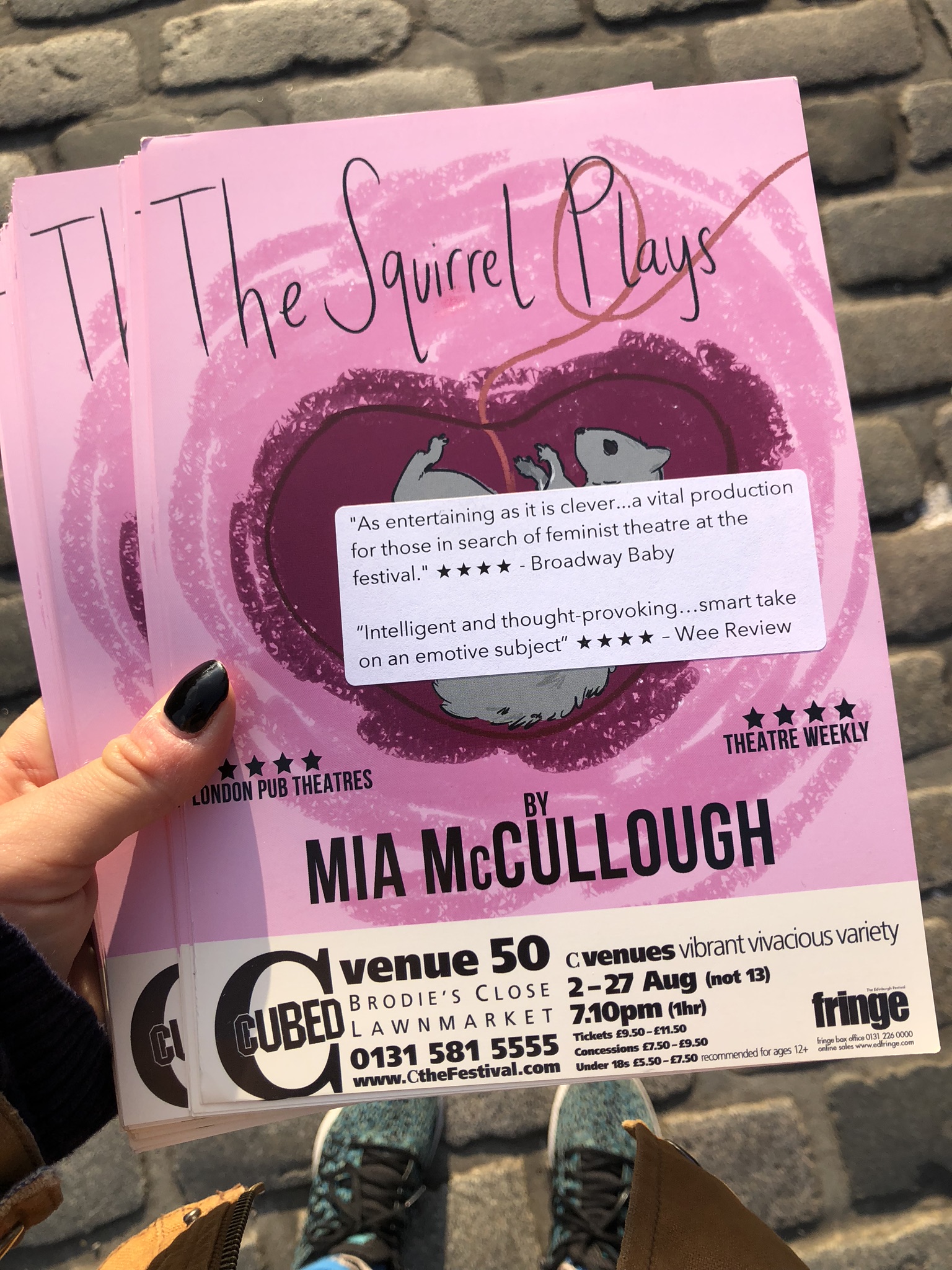 Flyers + Stickering
