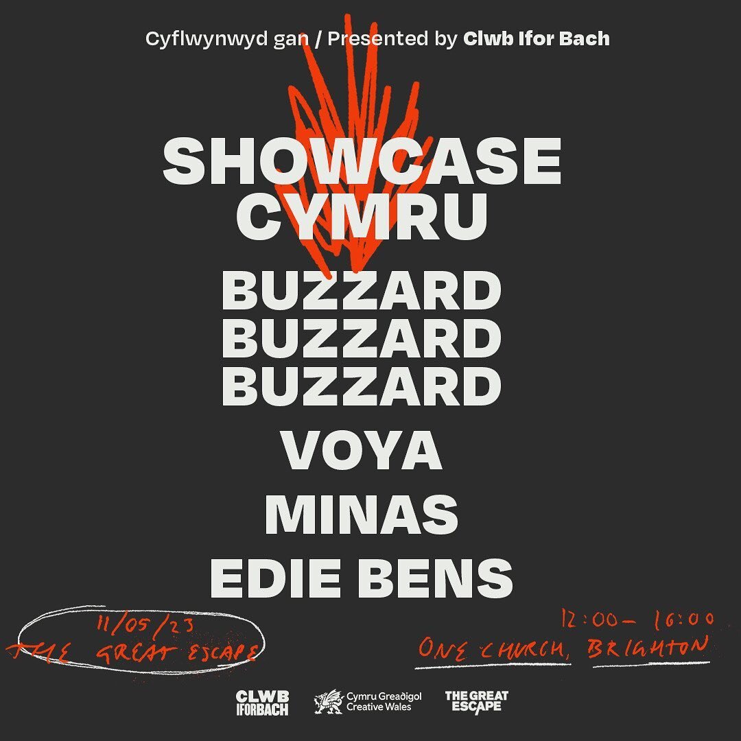 ⭕️ THE GREAT ESCAPE ⭕️

We play Brighton TWICE this week for @greatescapefest. Alongside titans of the Welsh music scene plus more!

🔺Thursday 11th May, 14:30 - One Church, Brighton.
🔺Saturday 13th May, 19:30 - Latest Music Bar, Brighton.

This is 