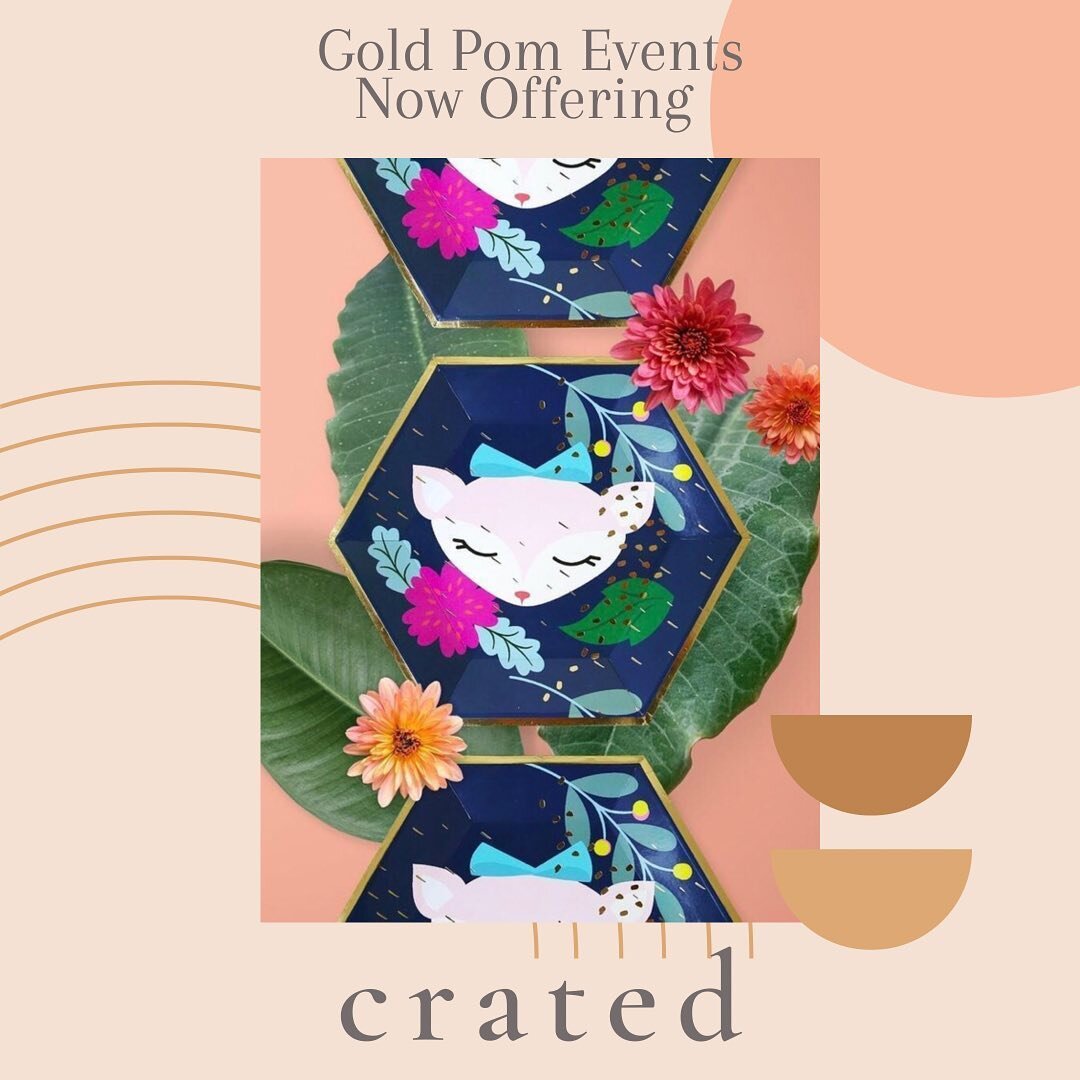 Yay!! Another Fun Line Added to Our List of Offerings! 🥳 

We Are Excited to Bring You @shopcrated 🎁 

Contact Us Today to Incorporate This Fun Line Into Your Next Event! 🎉🎈🎉
.
.
.
.
.
#eventplanner #eventsetup #eventplanning #eventdesign #event