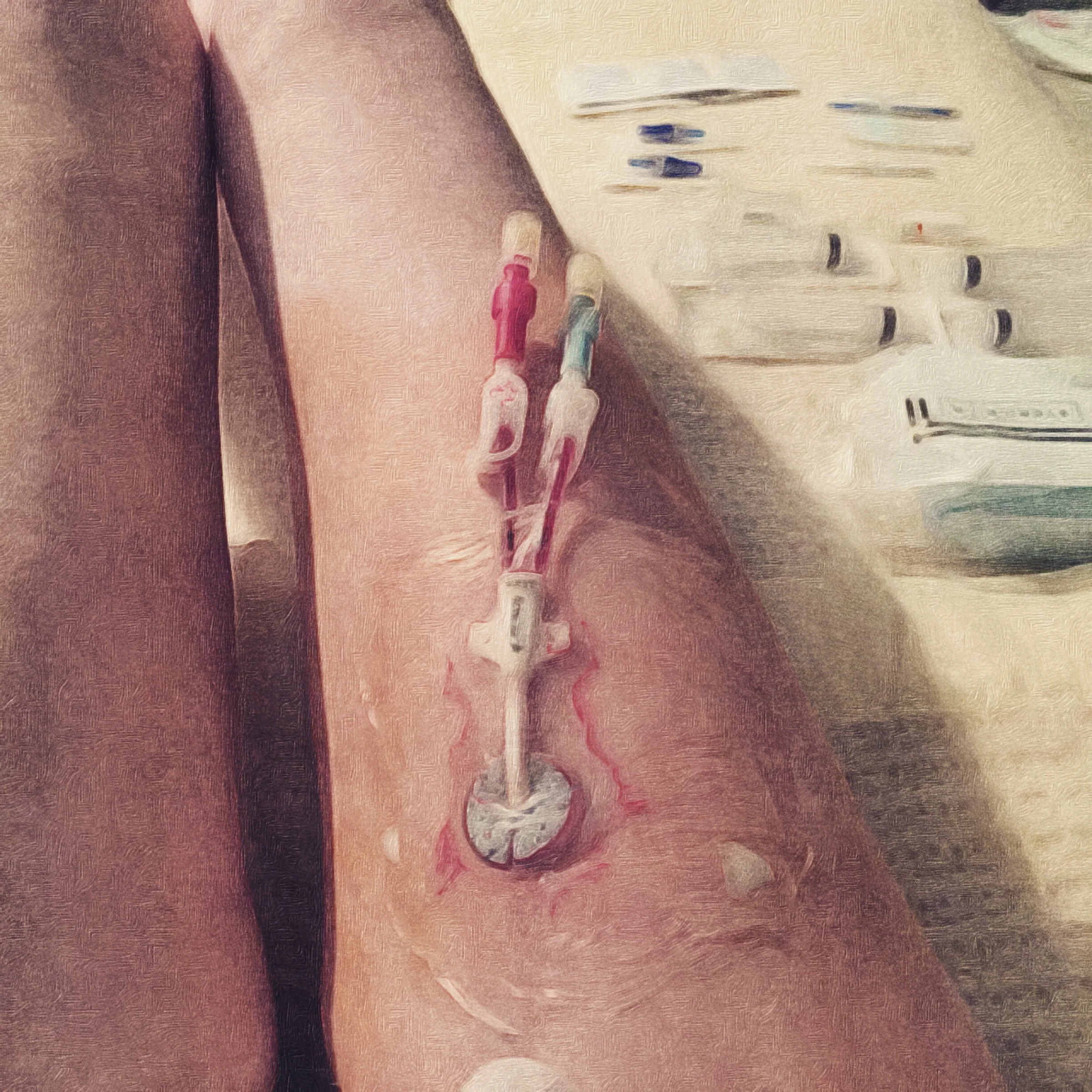 The 1st & 2nd; My leg hurts.