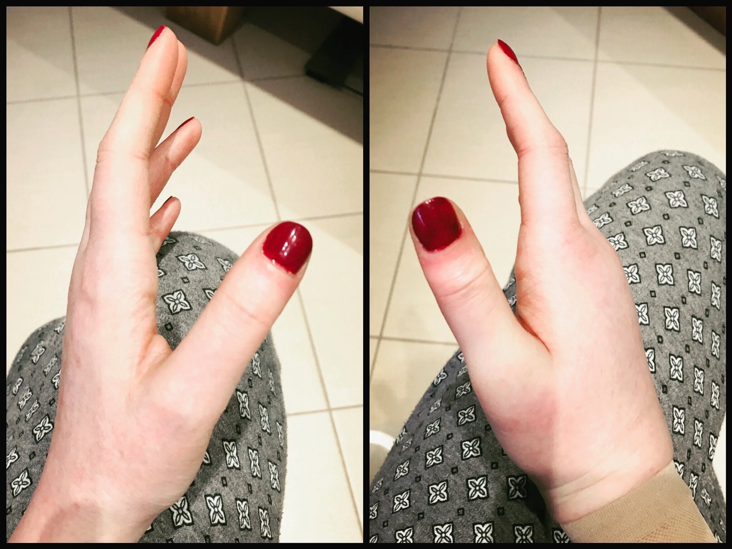 The 18th & 19th; Even my palm was fat.
