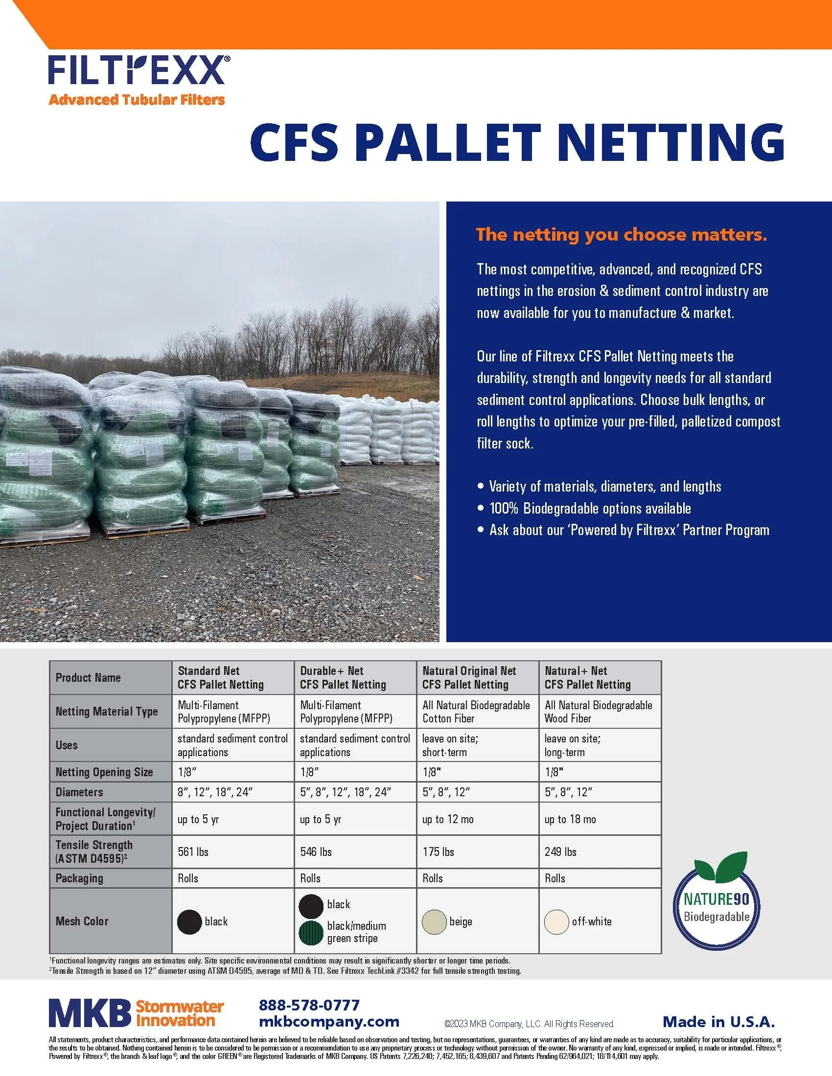 Filtrexx Netting MKB Company