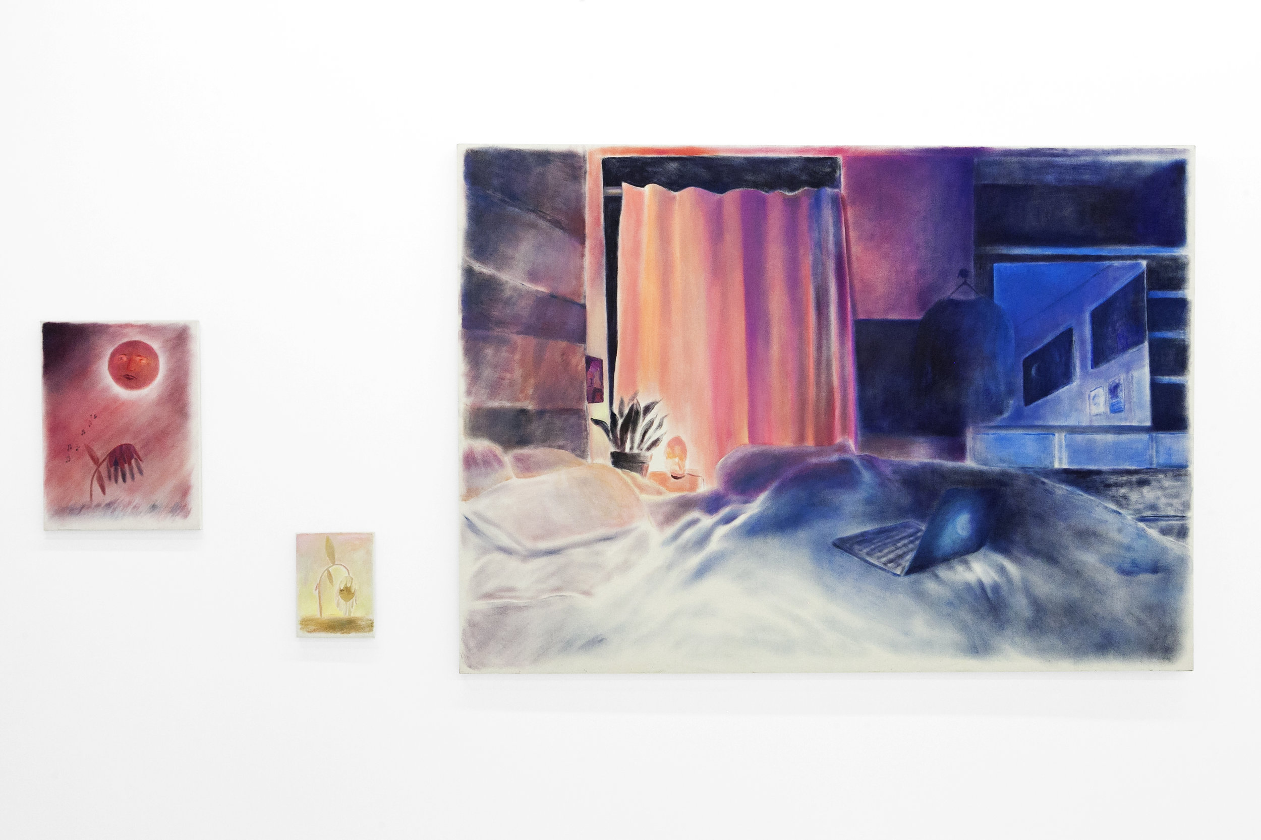 Still life (salt lamp) 2018, There’s still time to see, 2018 - Starfish, solo exhibition by Sarah Thibaul, photo by Graham Holoch