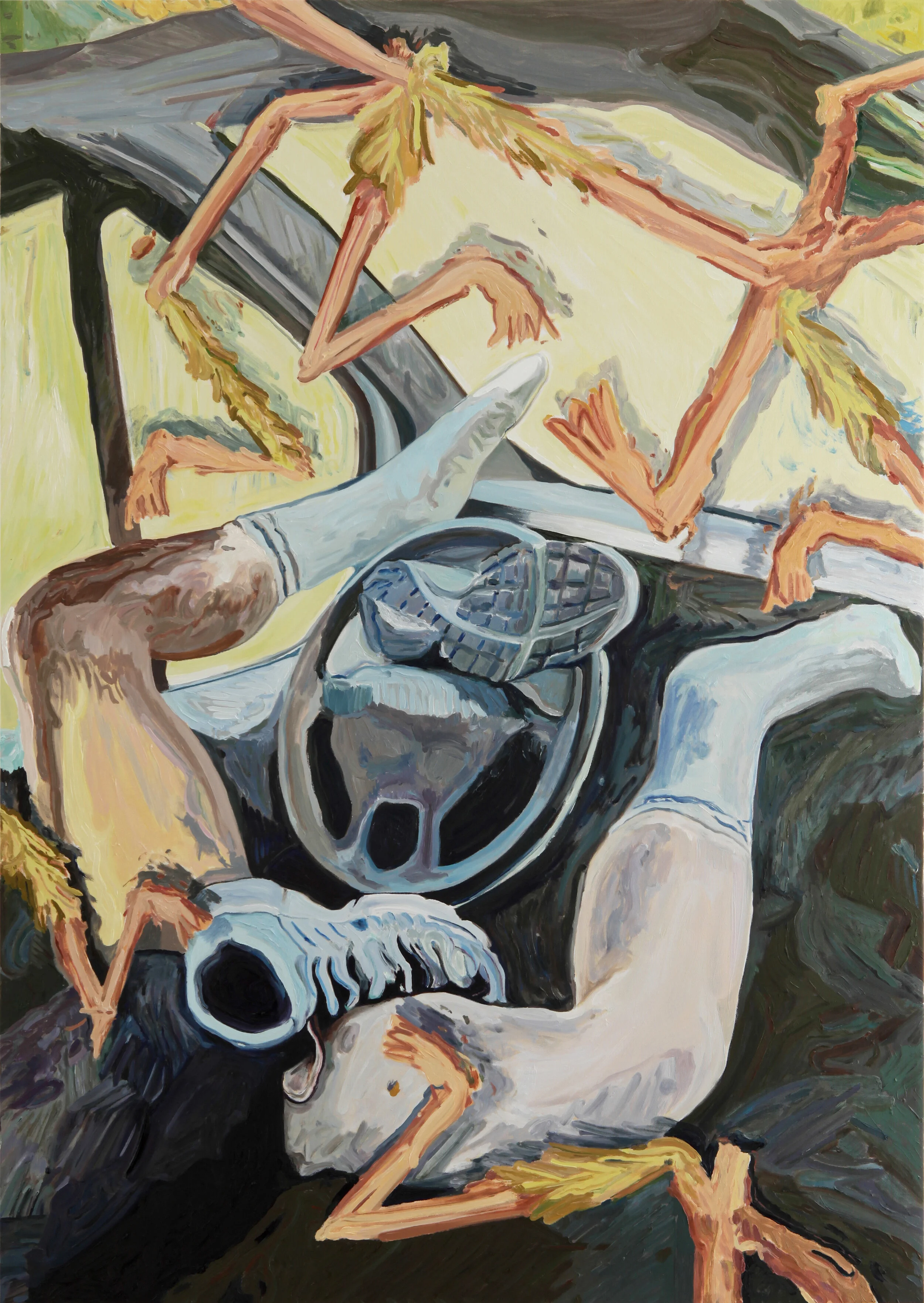Autopilot, 2018, oil on canvas