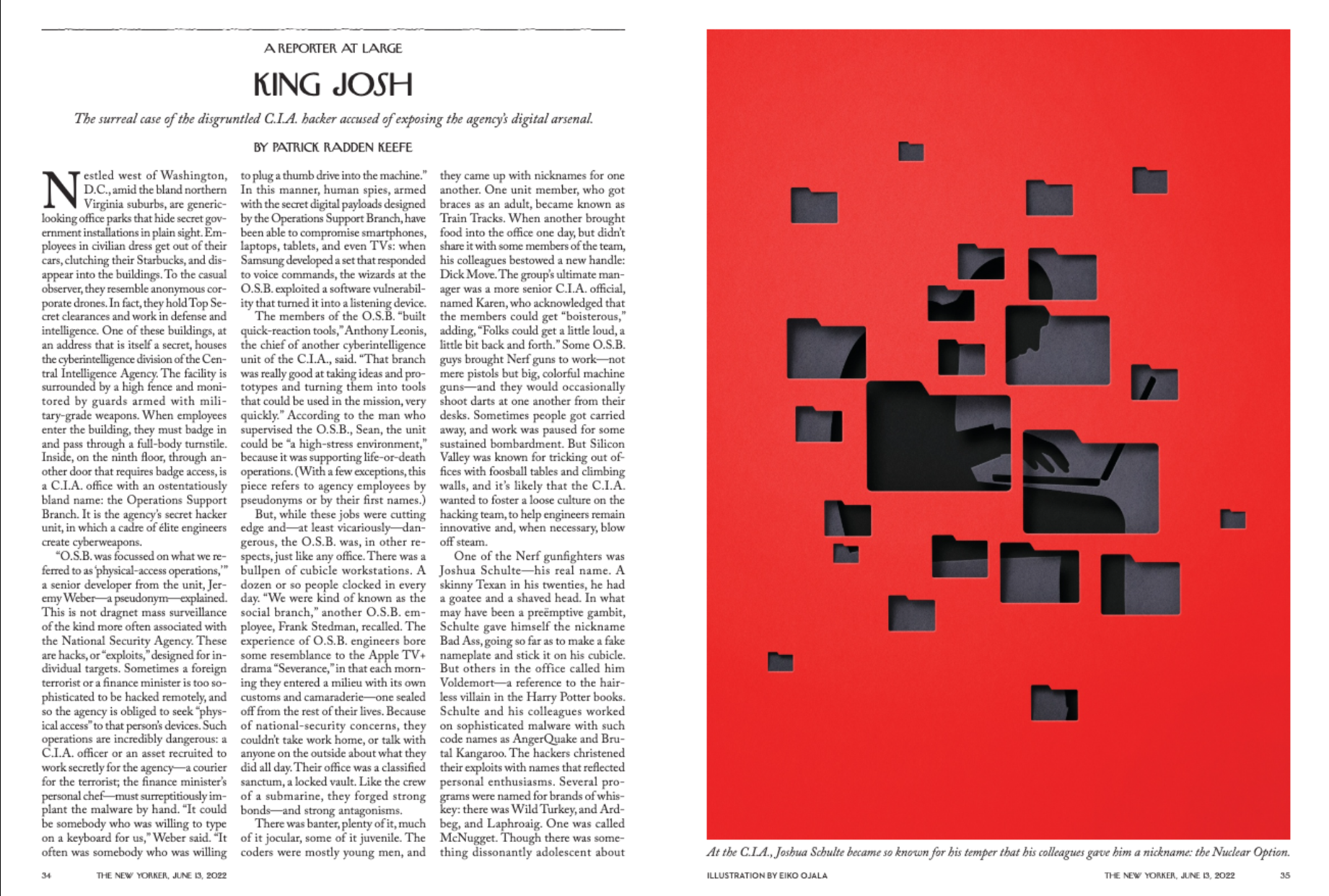 "King Josh," The New Yorker, June 6, 2022