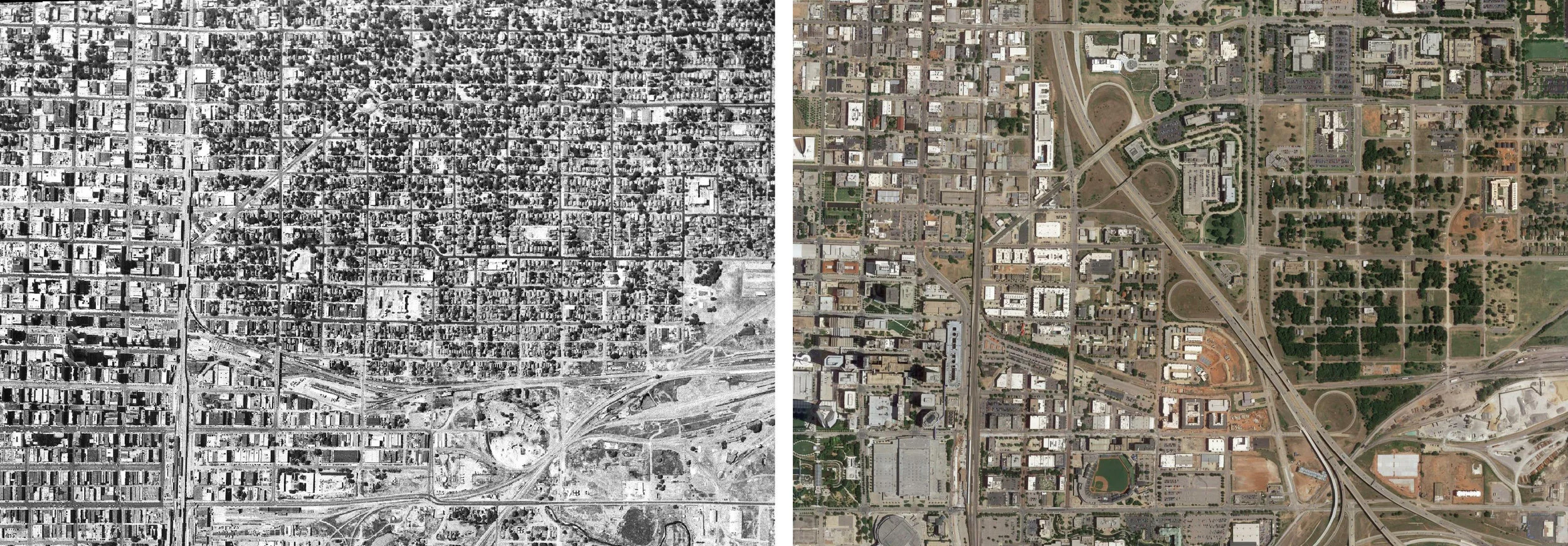 Oklahoma City 1954 vs 2017