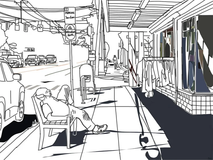 Seattle Drawn: Solo Exhibition at Populuxe Brewing