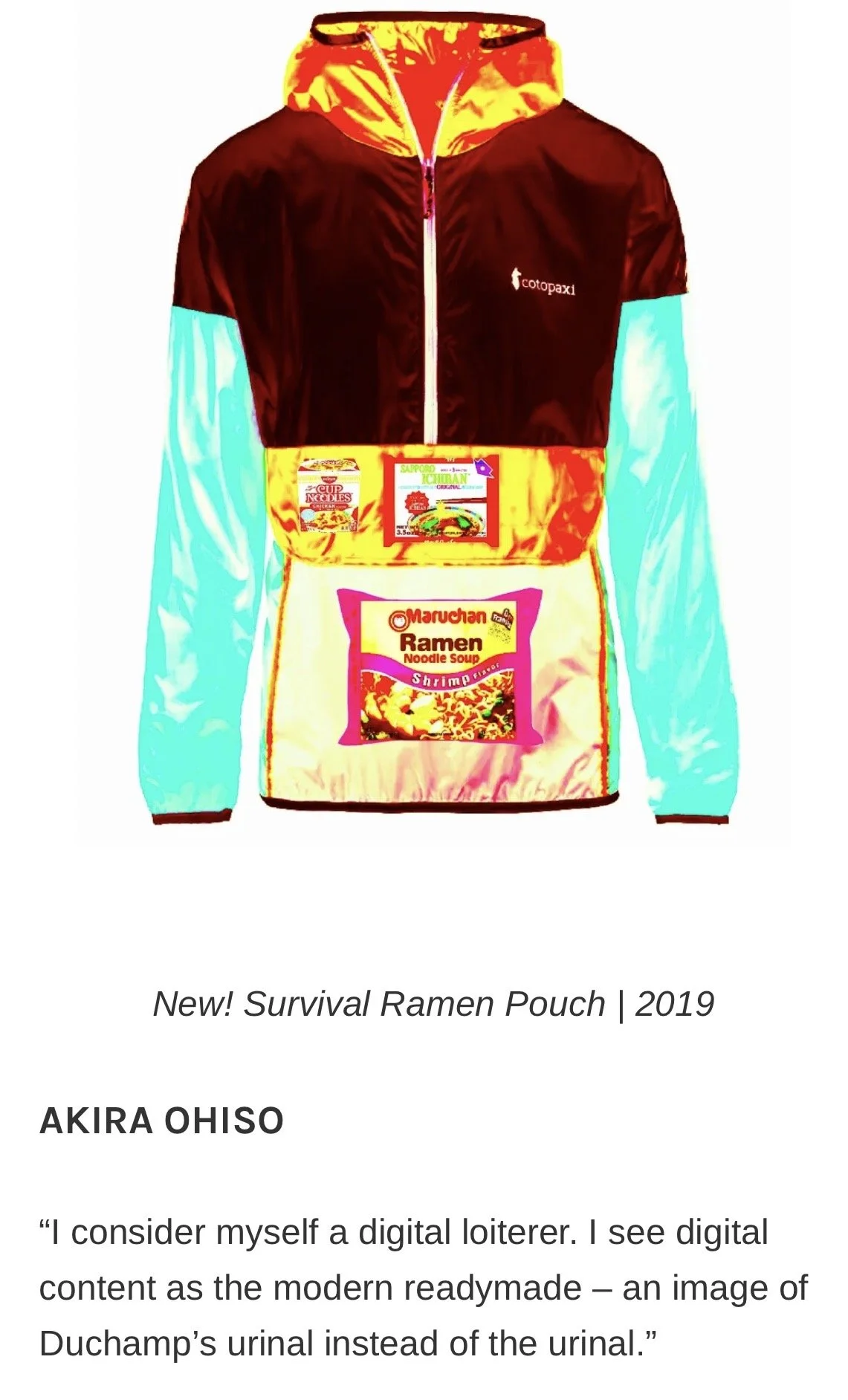 Survival Ramen Pouch 2019