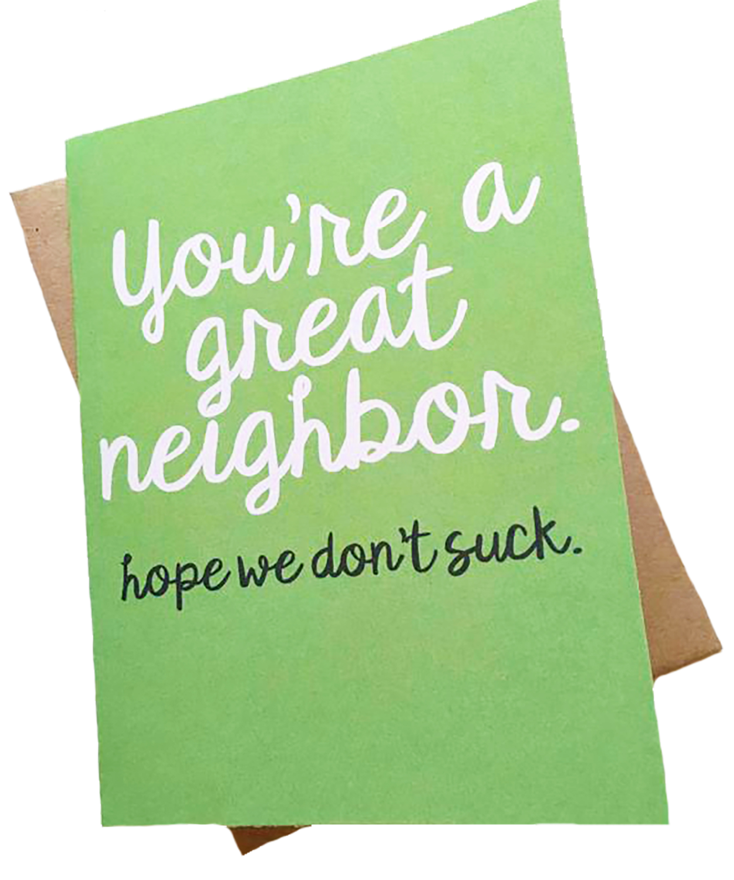 thank you card for neighbor