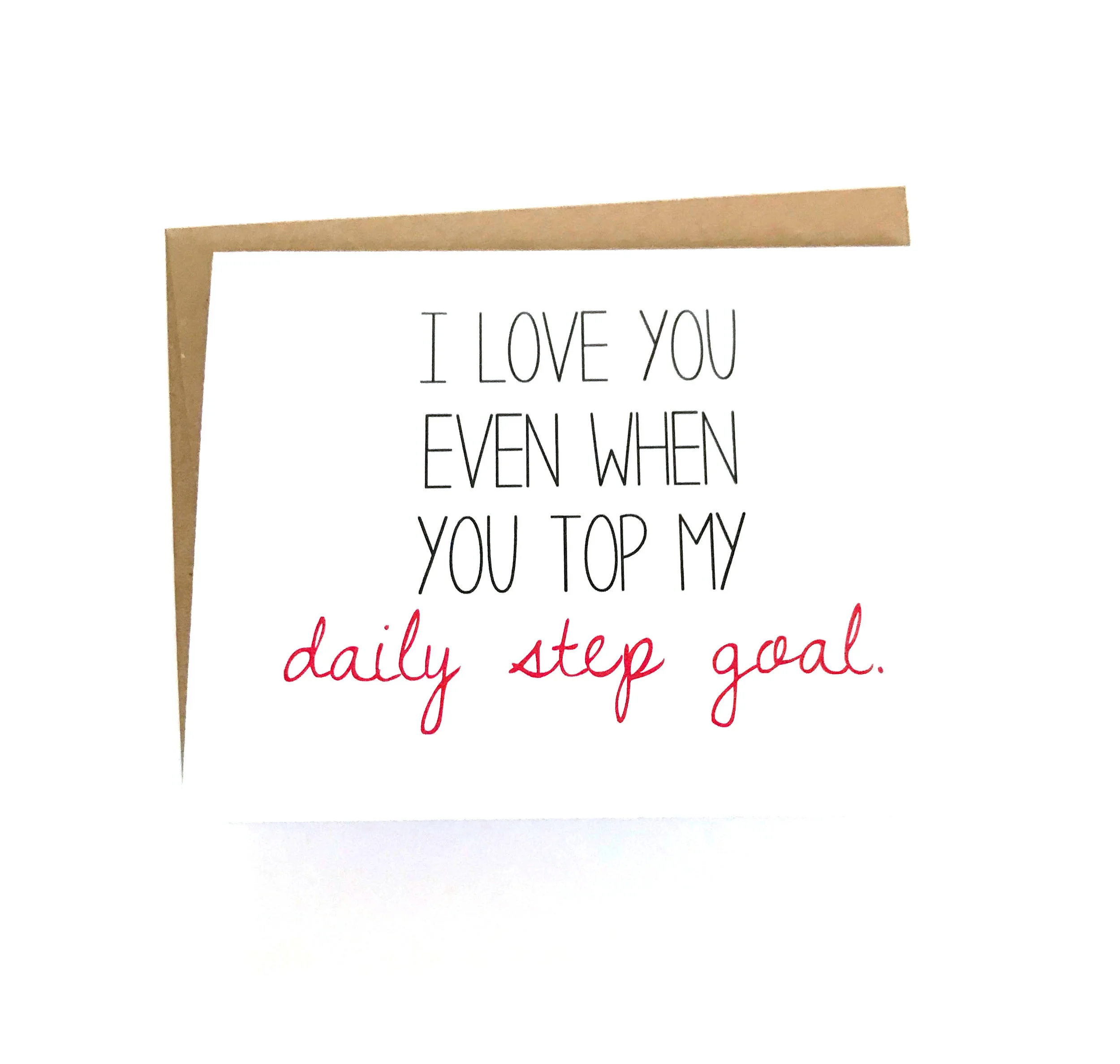 Step Goal Card - Couple Card