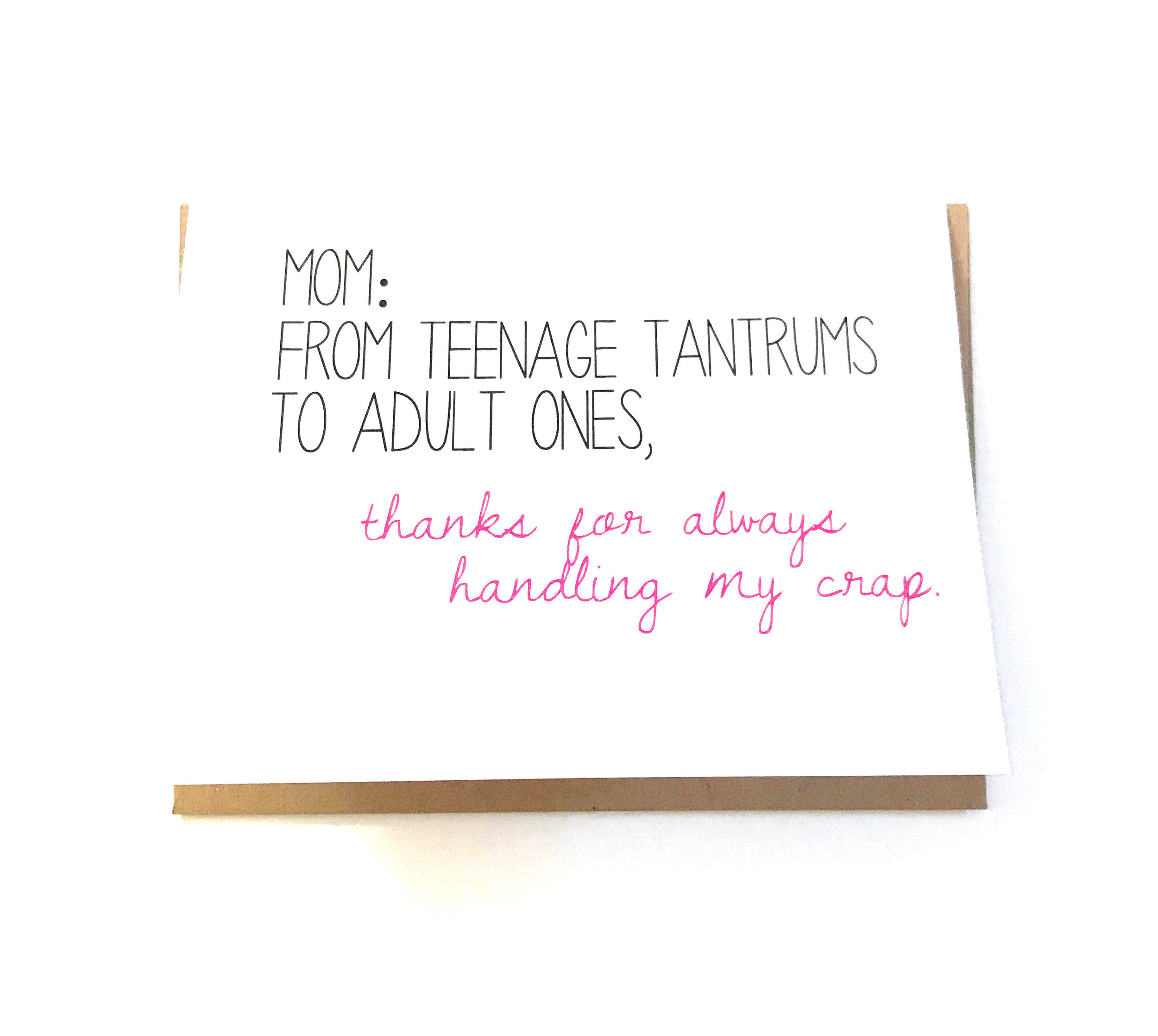 Funny Mom Birthday Card - Funny Mother's Day — BEpaperie