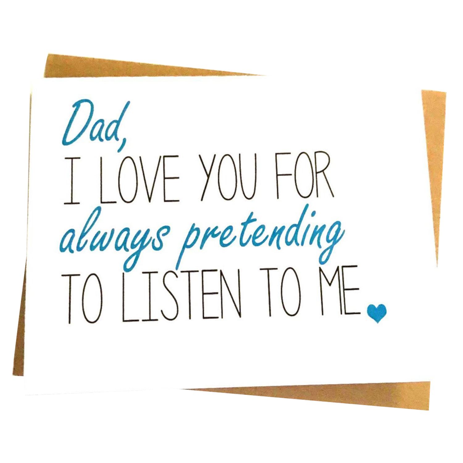 Dad Card Dad From Daughter Dad Birthday Card Bepaperie