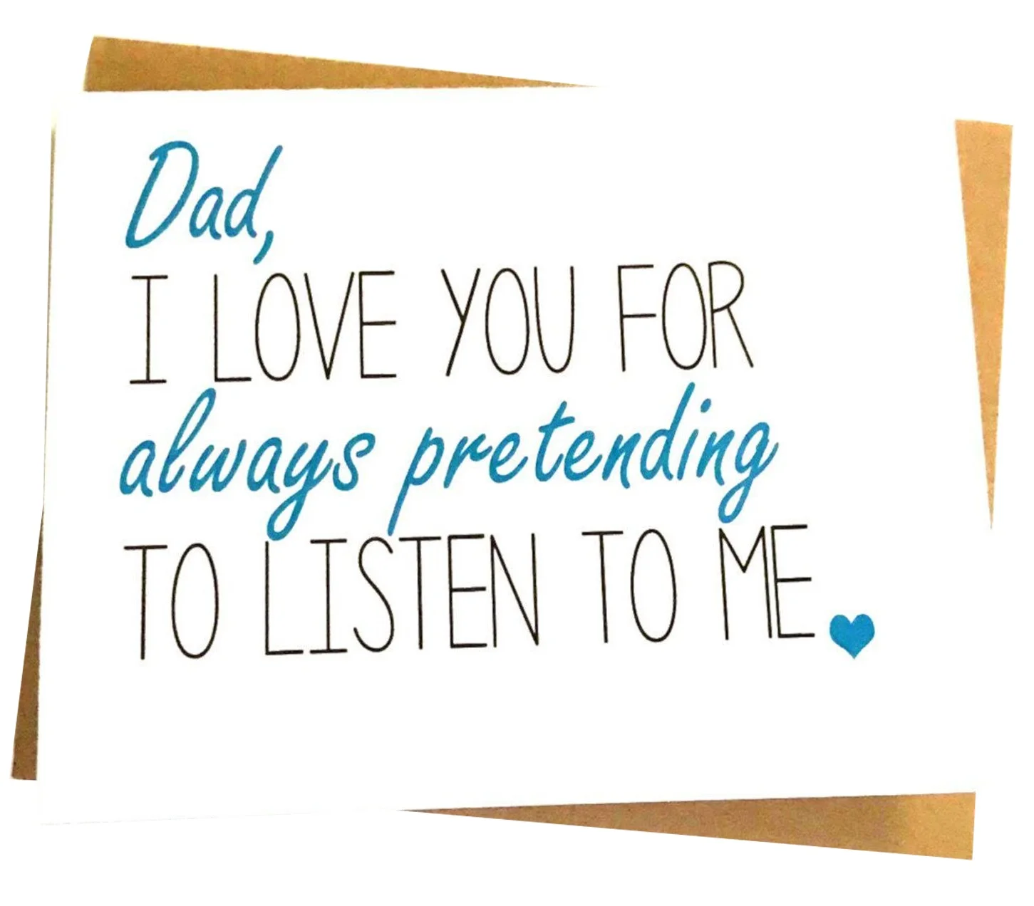 Dad Card - Dad from Daughter - Dad Birthday Card