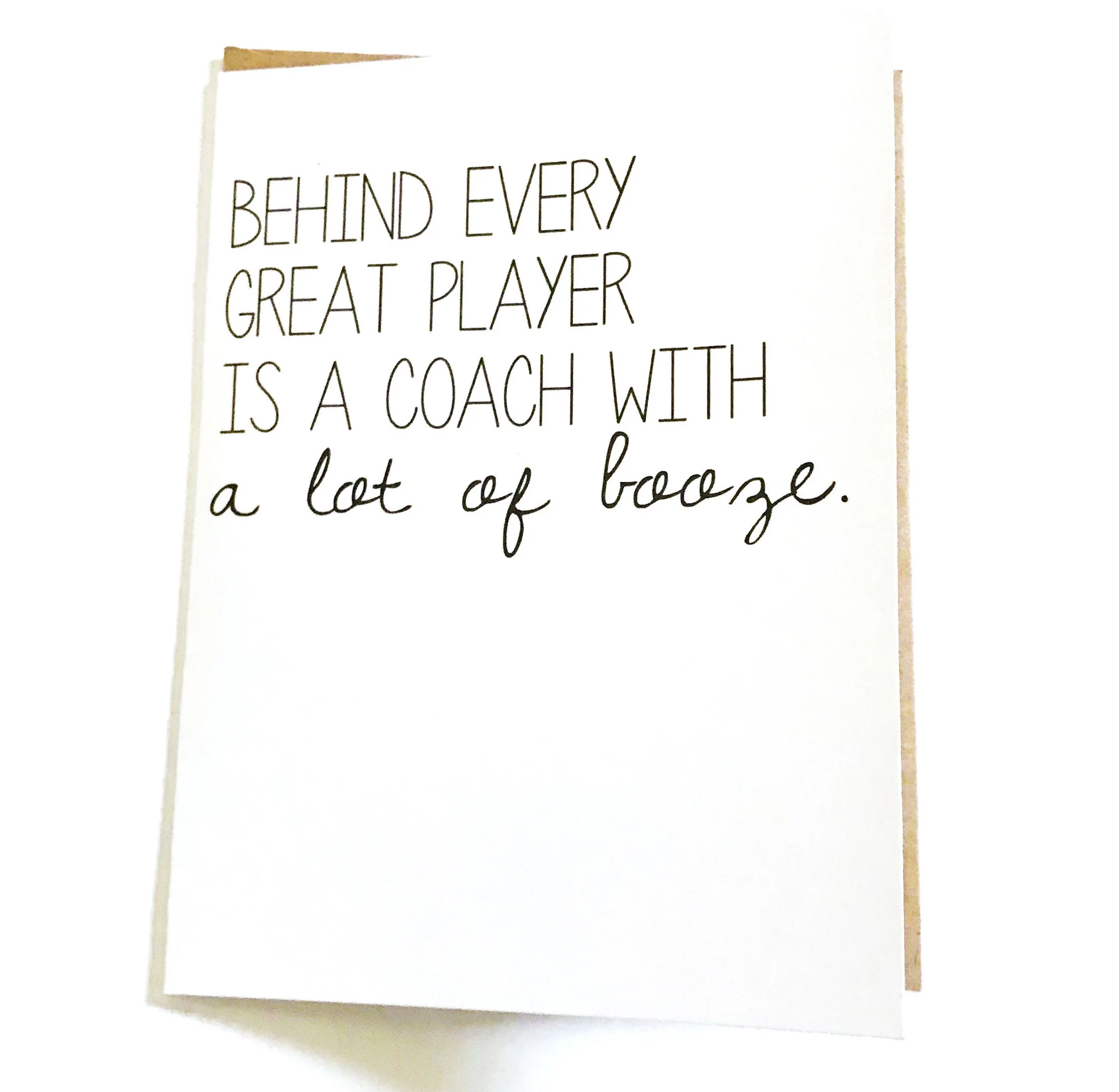 Great Coach card