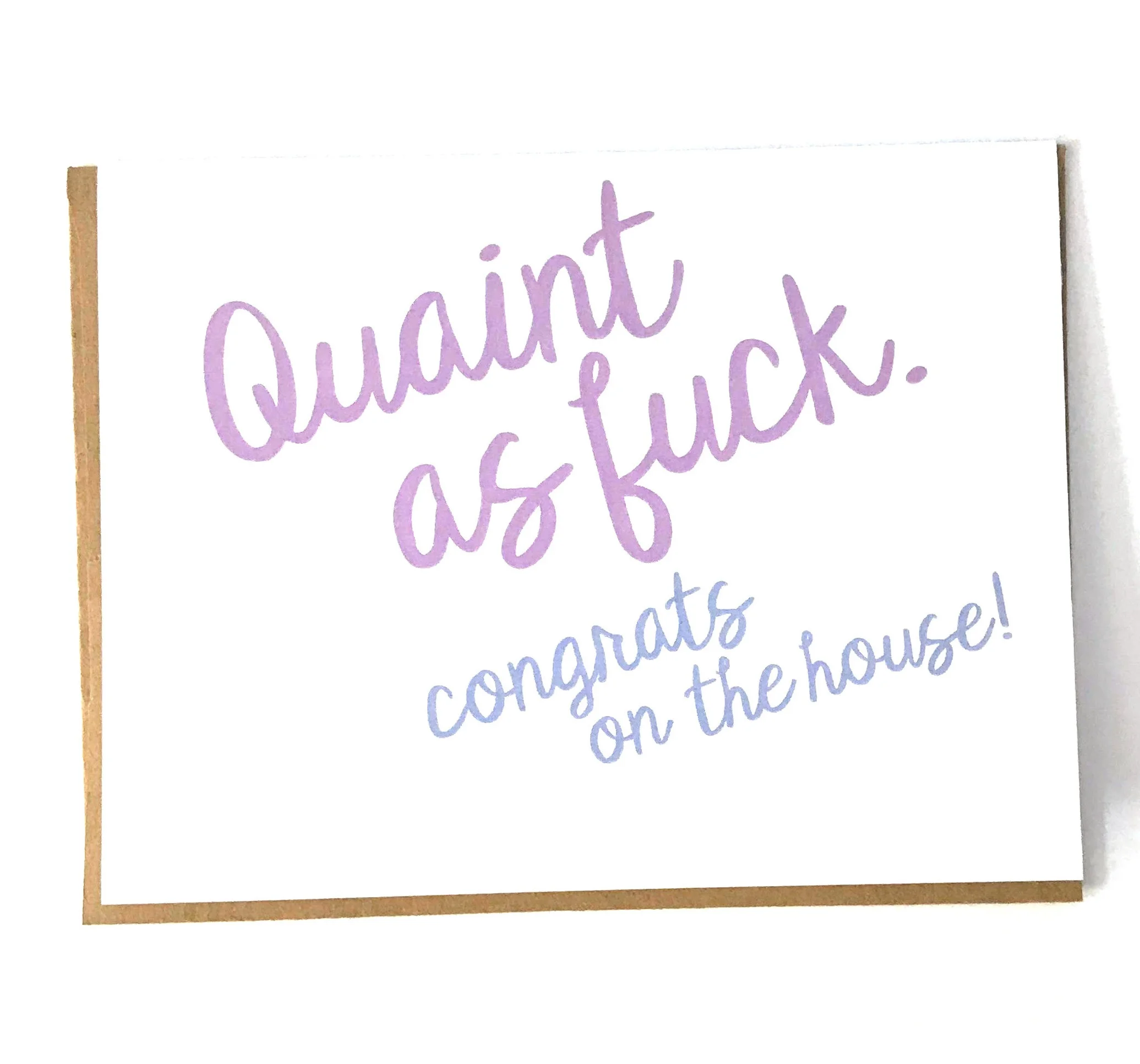 Housewarming Gift - First Home Card