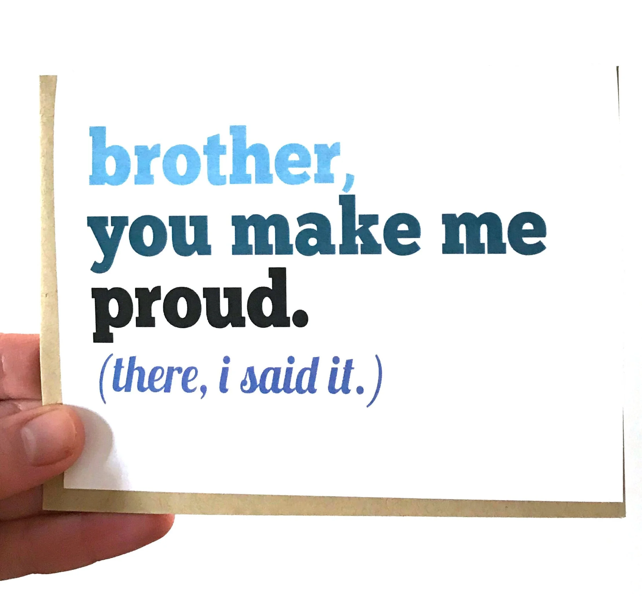 Brother Graduation - Big Brother Card