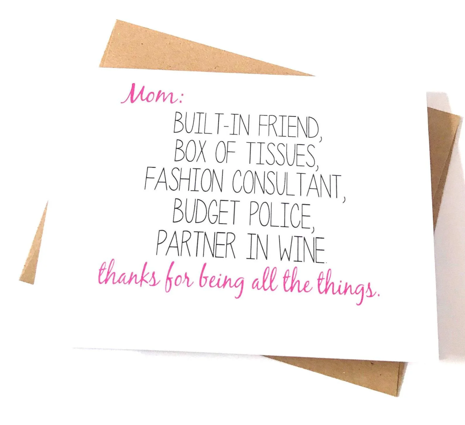 Mom Built-In Friend card