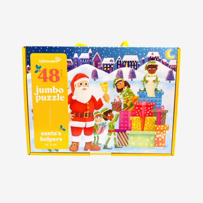 Upbounders® Santa's Helper's 48 PC Puzzle - A Multicultural Christmas Puzzle for Kids / $18.99