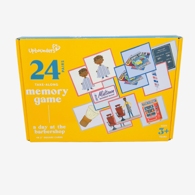 Upbounders® A Day at the Barbershop Take-along Matching Pairs Card Game / $17.99