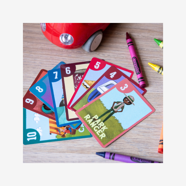 Upbounders Camping Go Fish Card Game - Outdoor Theme Matching Game For Kids 3+