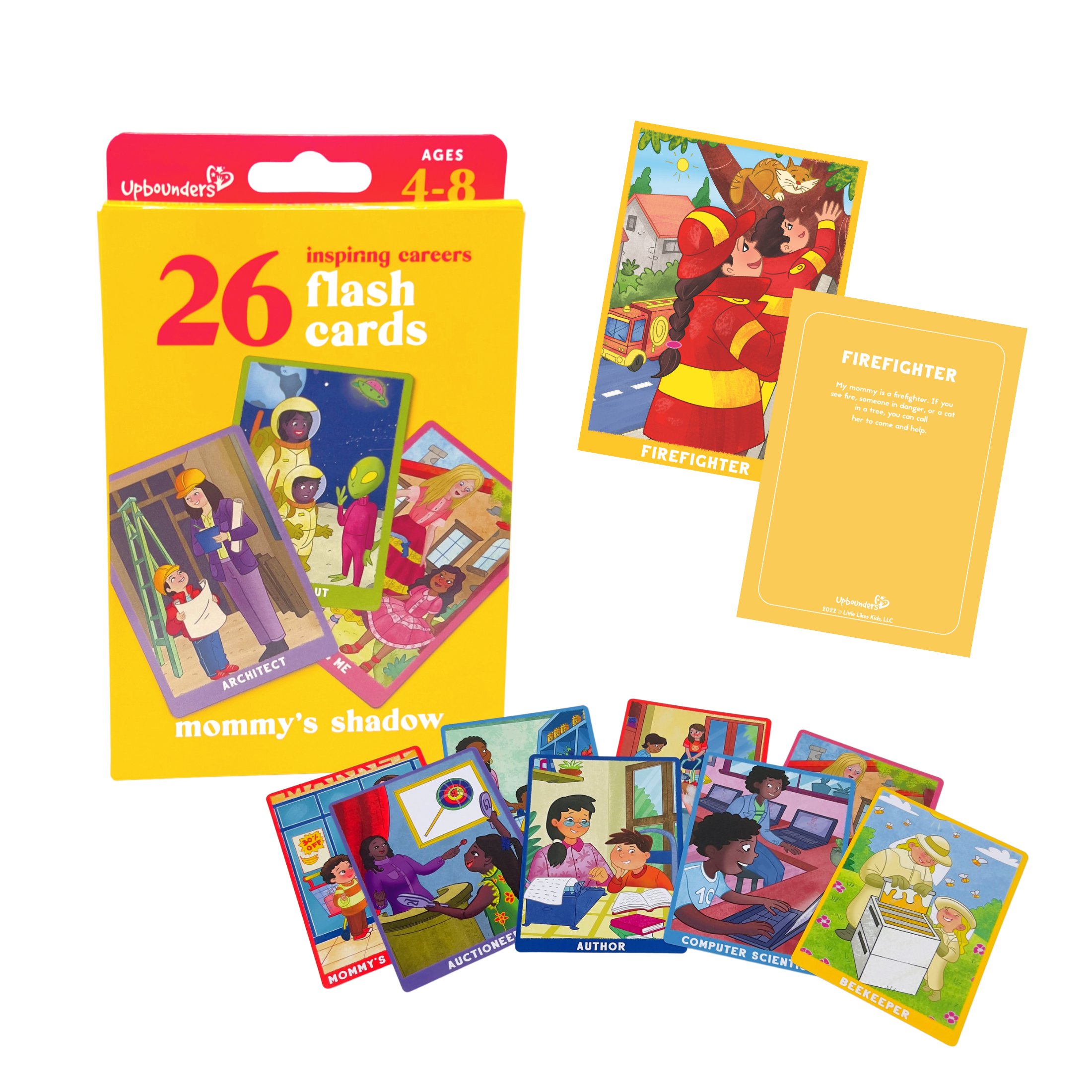 Upbounders® Mommy's Shadow Inspiring Careers Flashcards / $12.99