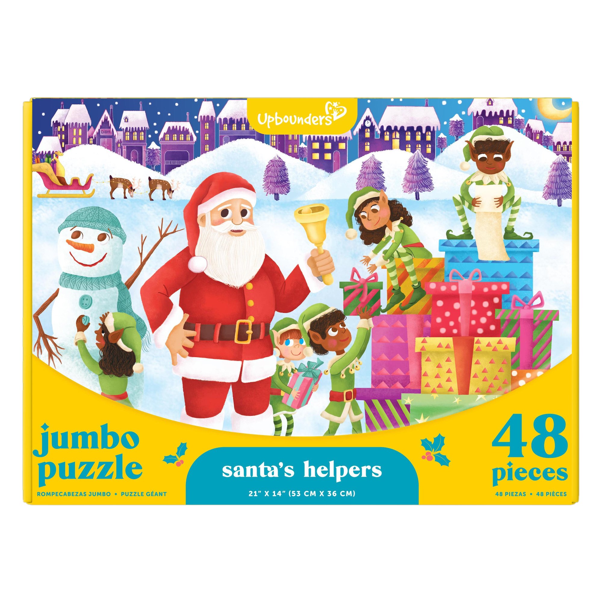 Upbounders® Santa's Helper's 48 PC Puzzle - A Multicultural Christmas Puzzle for Kids / $18.99
