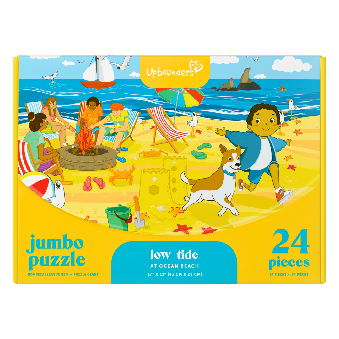 *NEW* Upbounders® Low Tide at Ocean Beach 24 Piece Beginner Puzzle (Multicultural) / $17.99