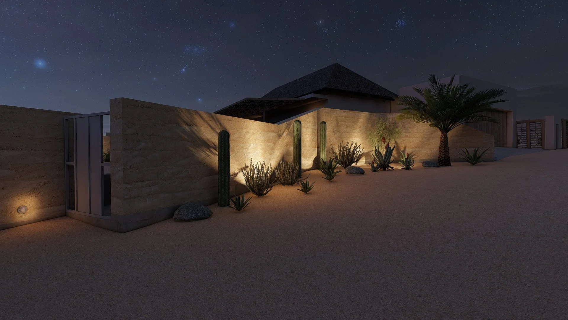 NOCHE_FACHADA MURO DE TIERRA.jpg