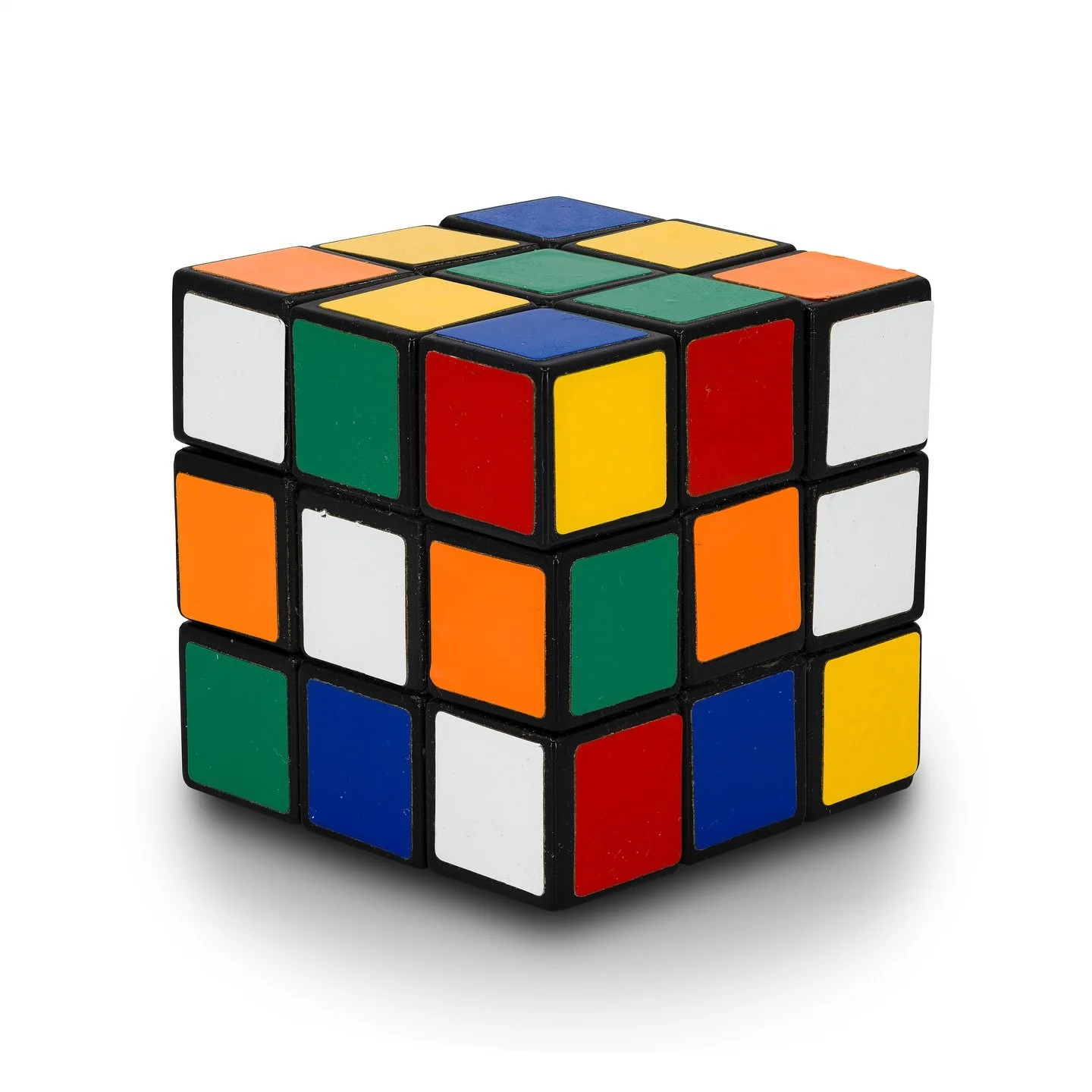 Macroverse.
A Rubik&rsquo;s Cube I received as a gift 42 years ago &mdash; carried through time, solved countless times, and marked by every year of use.
Now reimagined through extreme macro photography, where scratches, wear and texture become part 