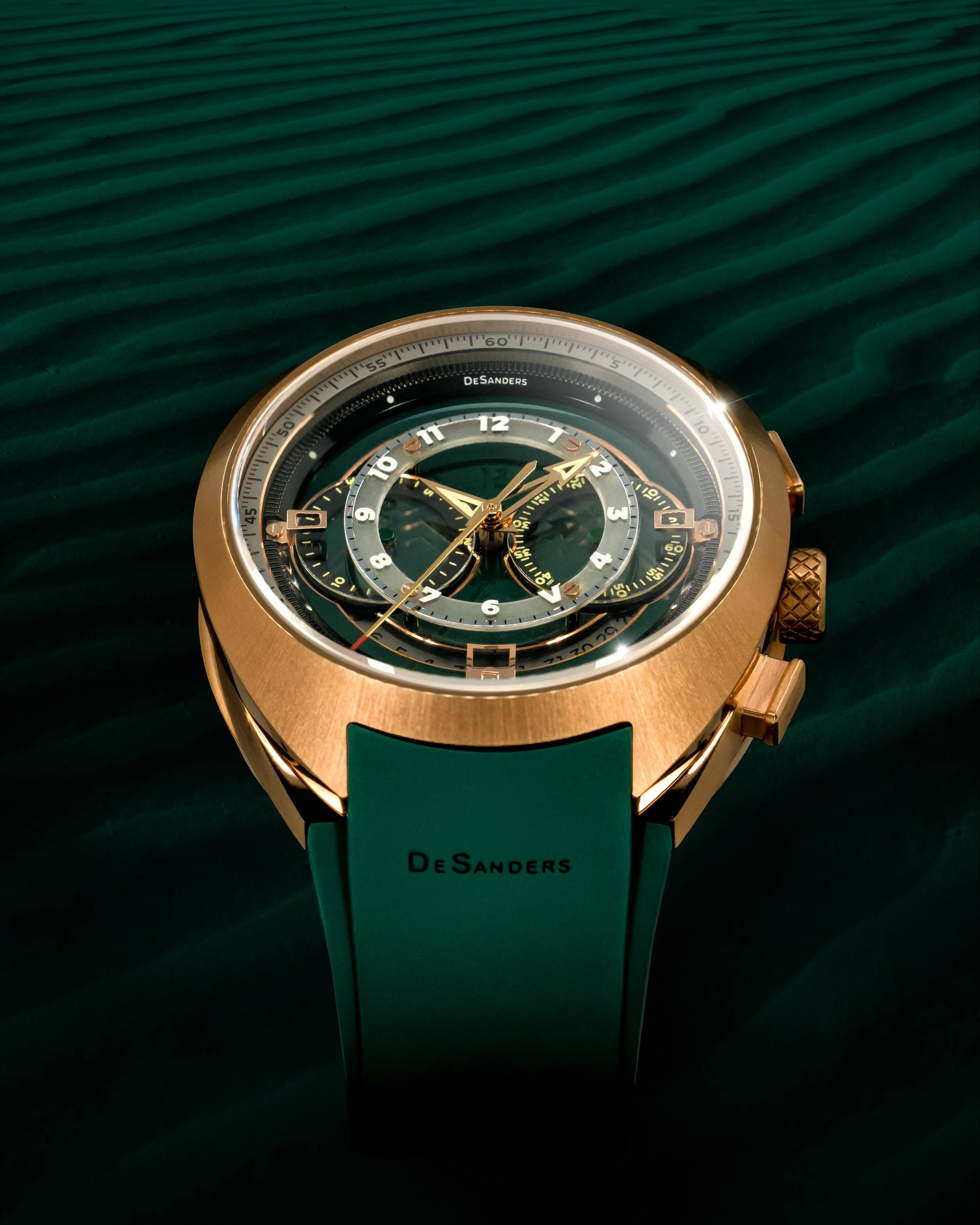 Final retouched image of the DeSanders Concept V watch