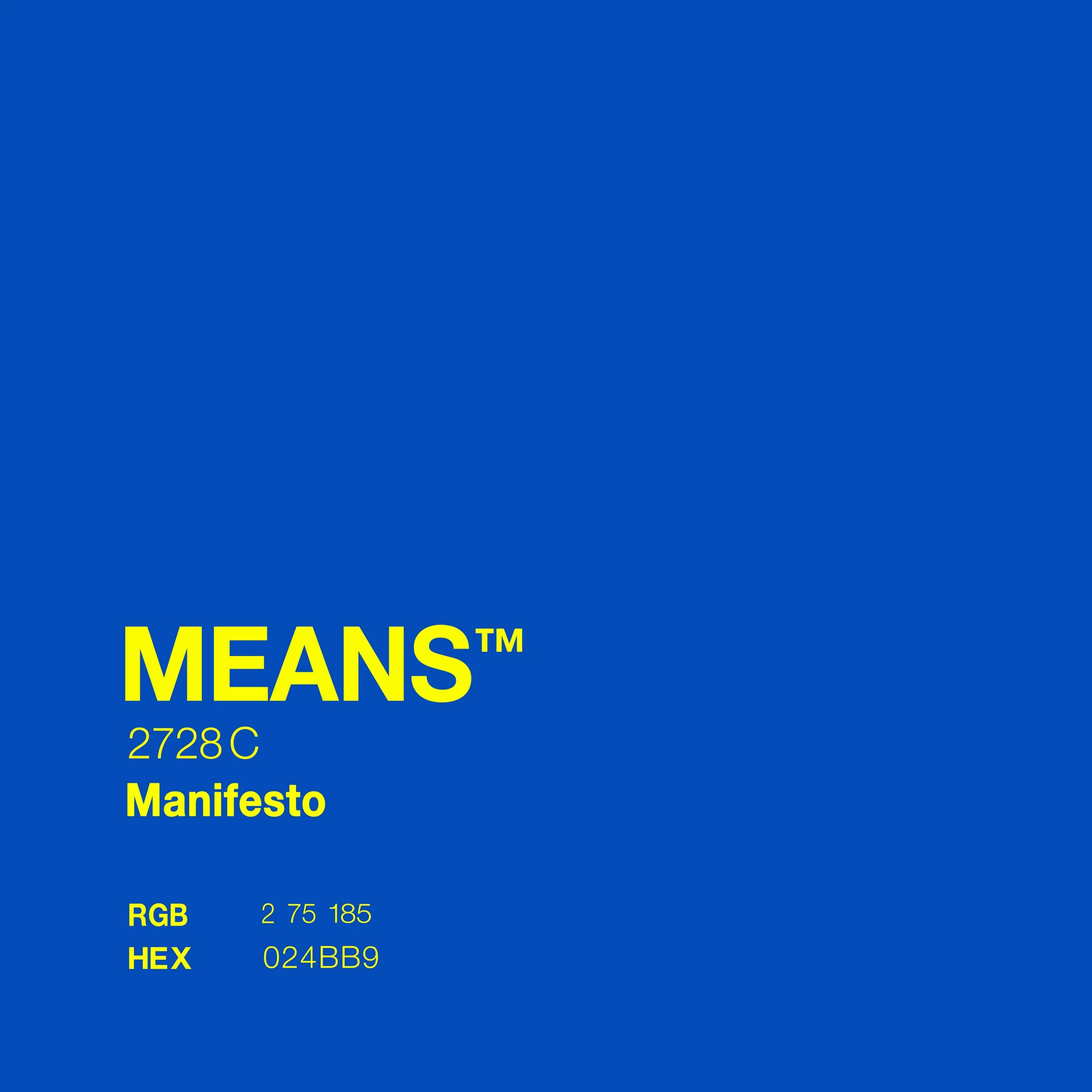 MANIFESTO