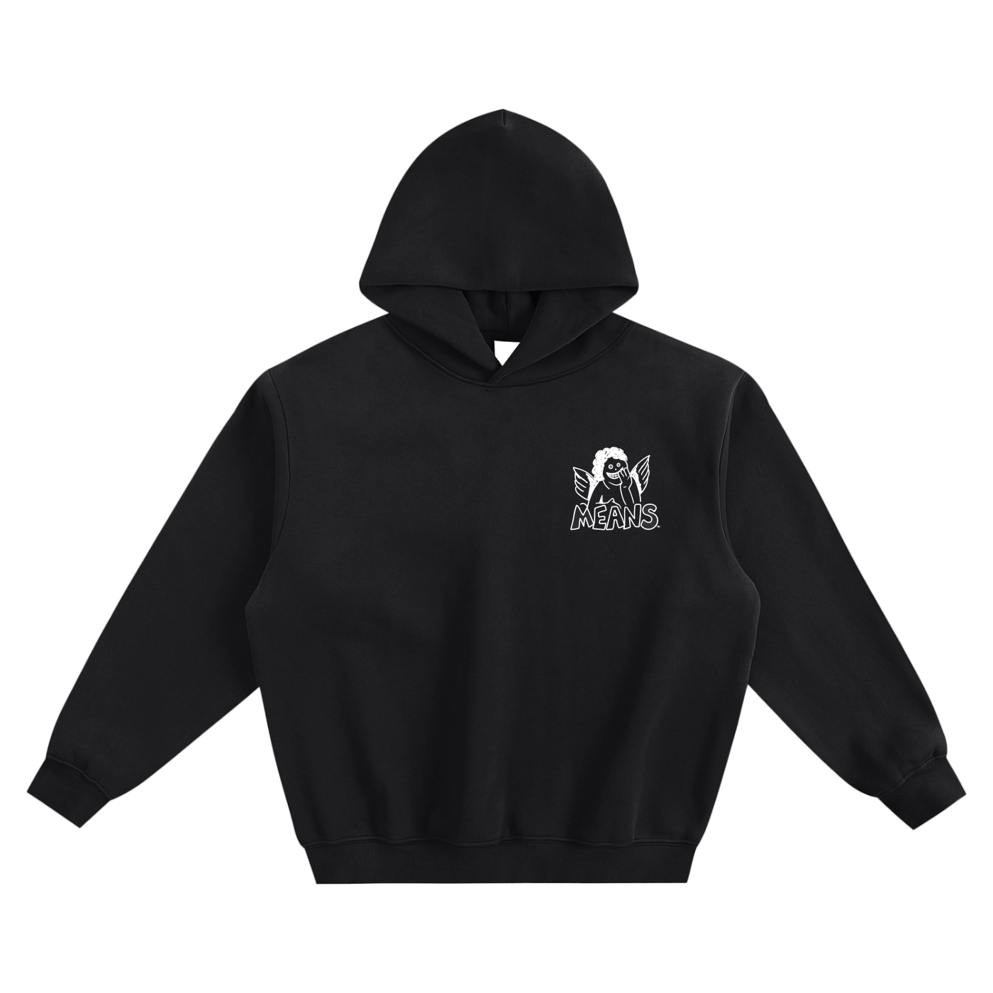 Fleeced Boxy Hoodie