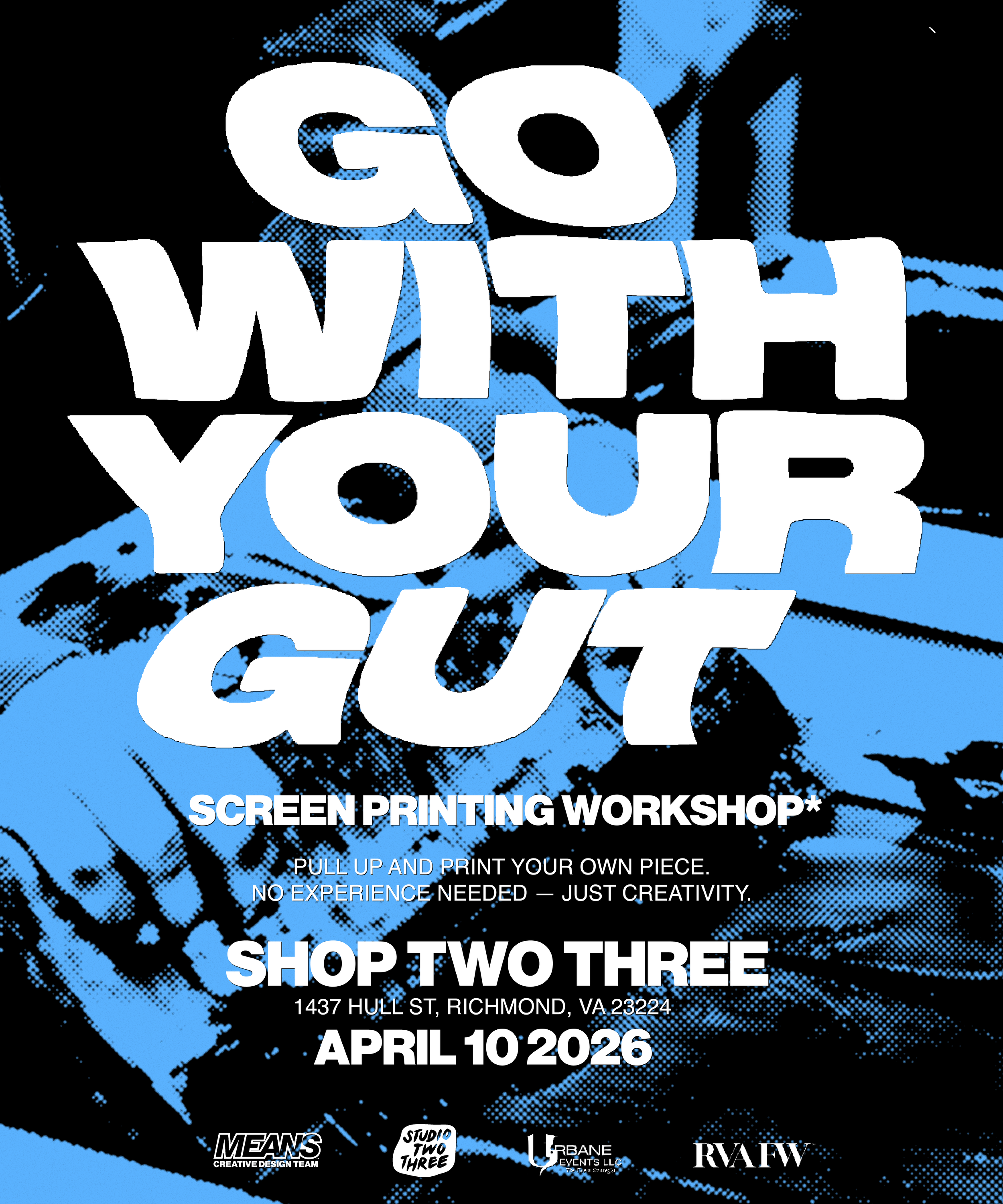 Go With Your Gut Screen Printing Workshop