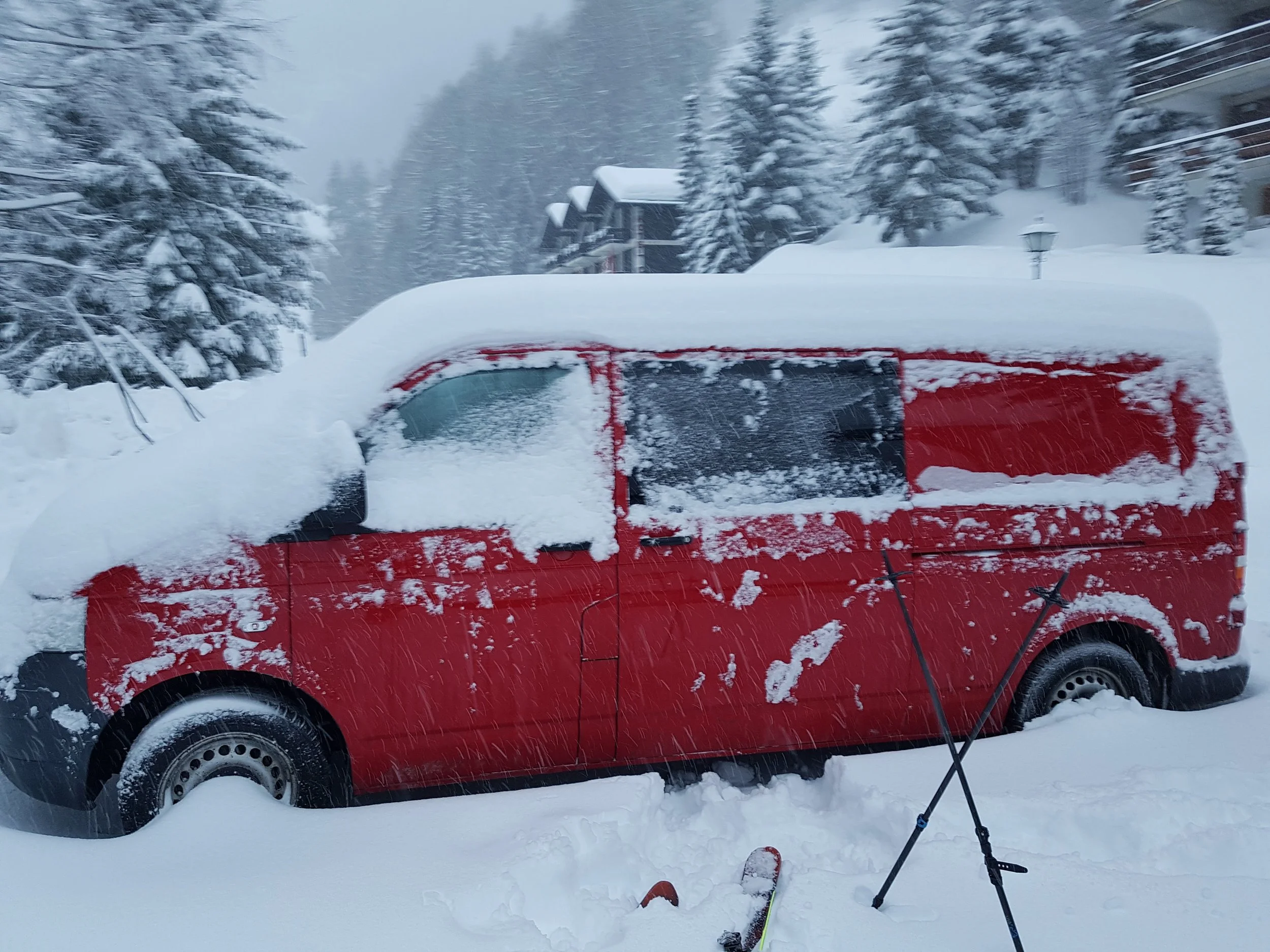 Last year snow problems