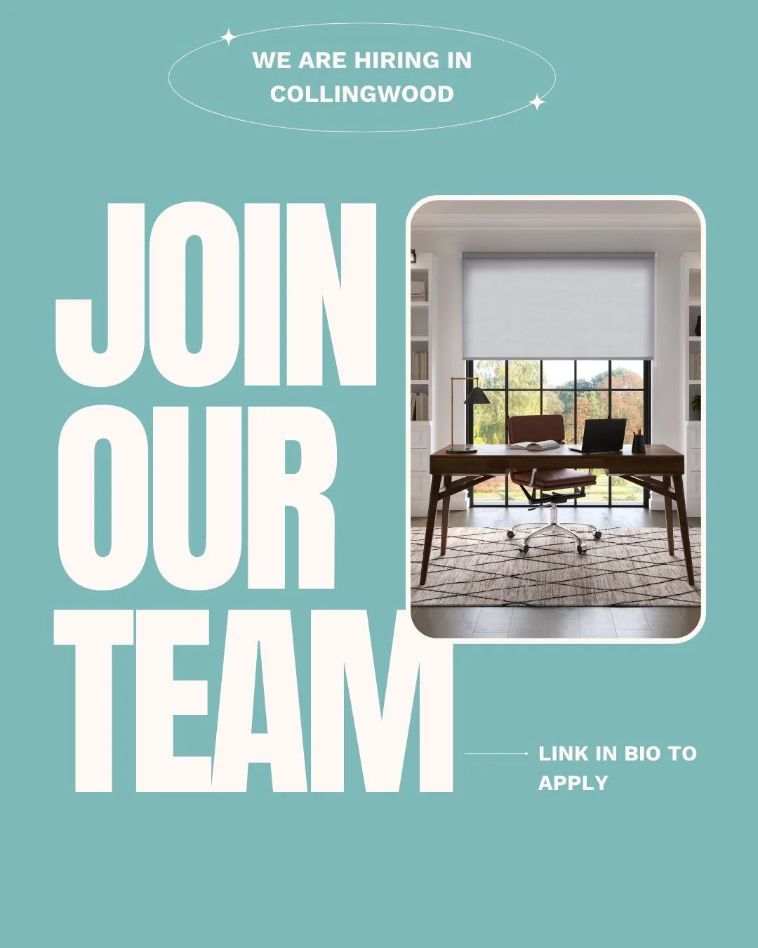 ✨ We're hiring! ✨

Turn your love of beautiful homes into a career you actually look forward to. 🏡
Simply Blinds is looking for a Sales Representative across Southern Georgian Bay &mdash; flexible hours, uncapped commission, and full training to set