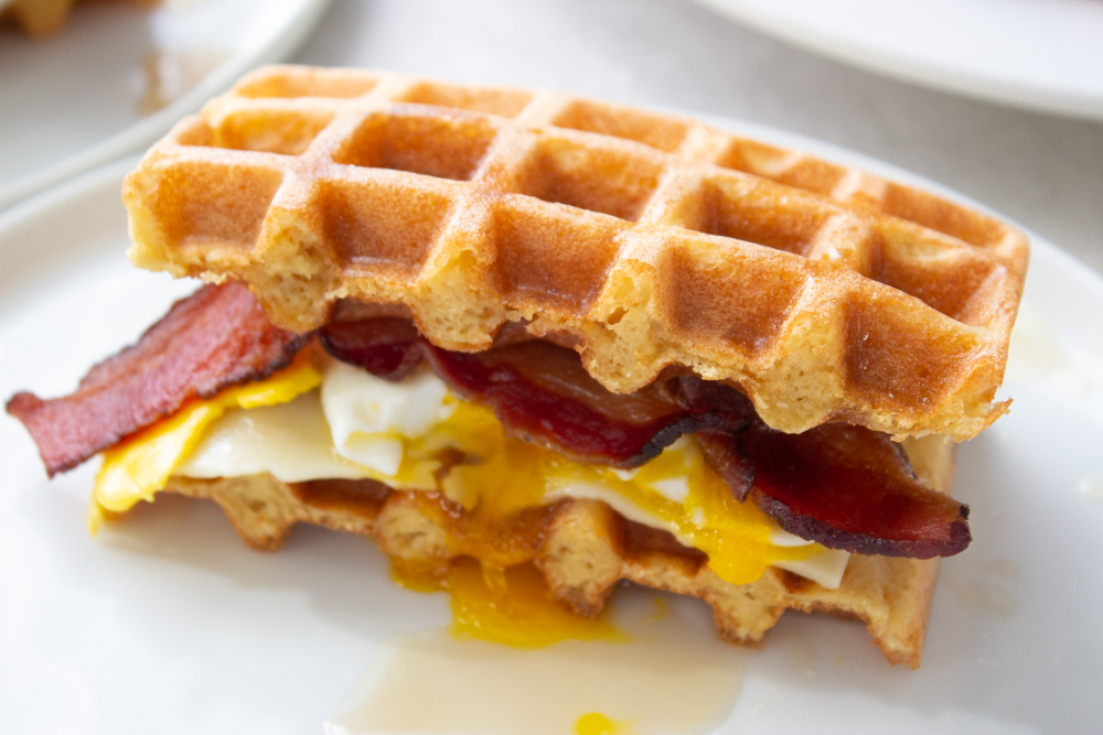 Grain-Free Waffle Breakfast Sandwich 