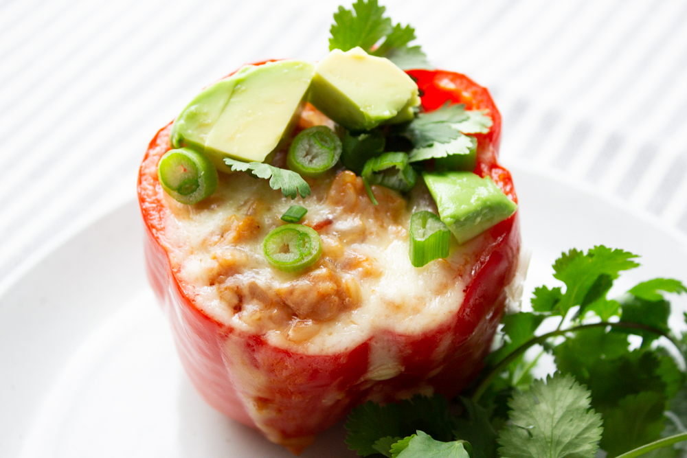 Hawaiian BBQ Stuffed Peppers 