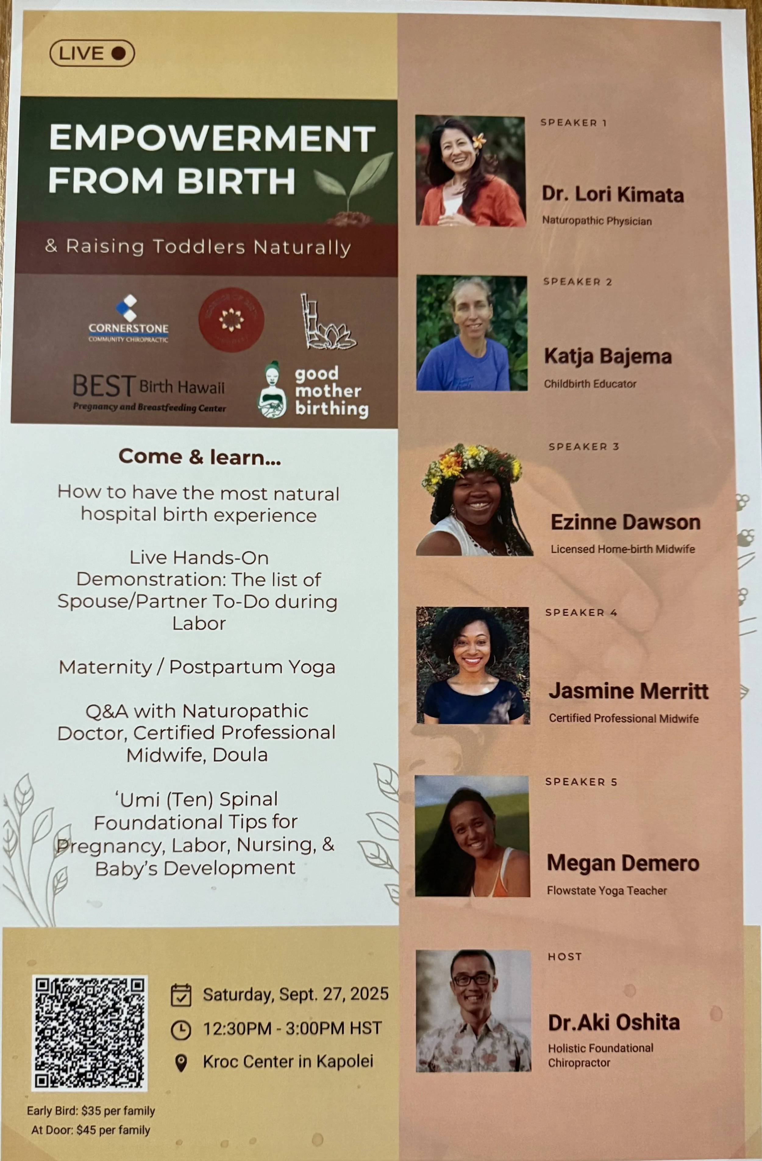 Empowerment from Birth