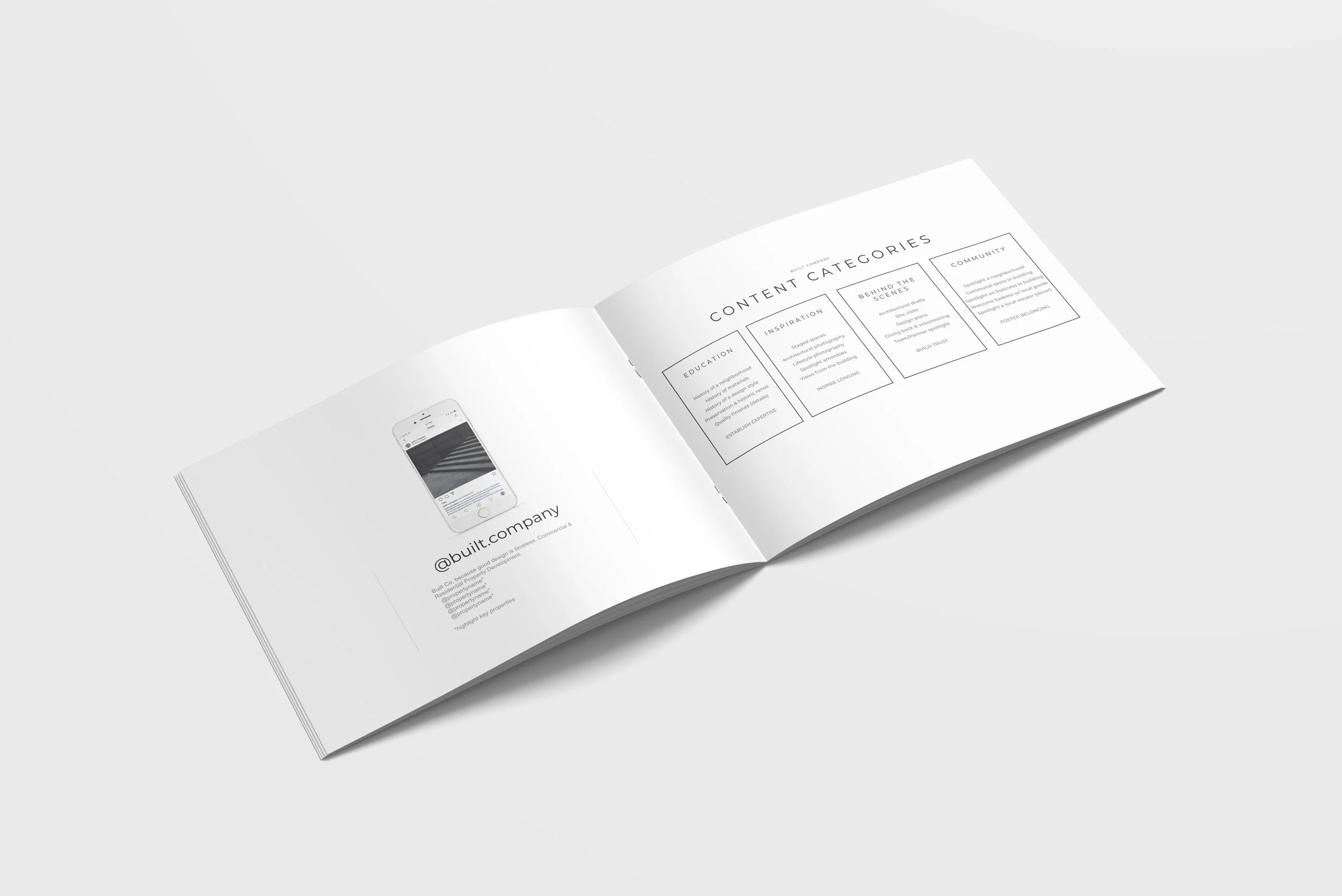 Bio, Content Categories and Storytelling Concepts