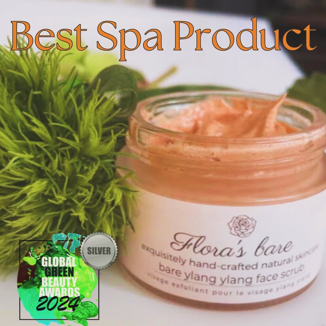 The Global Green Beauty Awards.
We are so proud to receive a Silver Award in the best spa product catergory for our amazing bare ylang ylang face scrub!
These awards  celebrate brands who have a commitment to being green with strong eco practices.  C