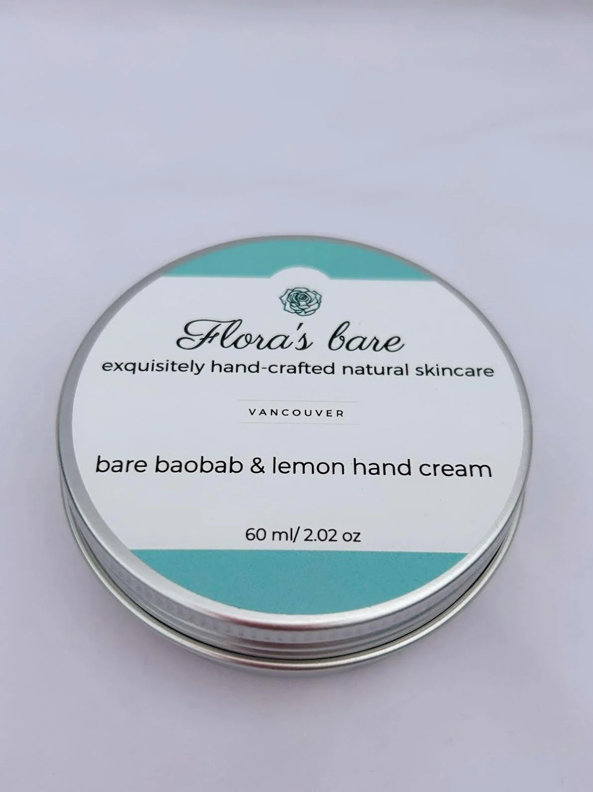 bare baobab and lemon hand cream