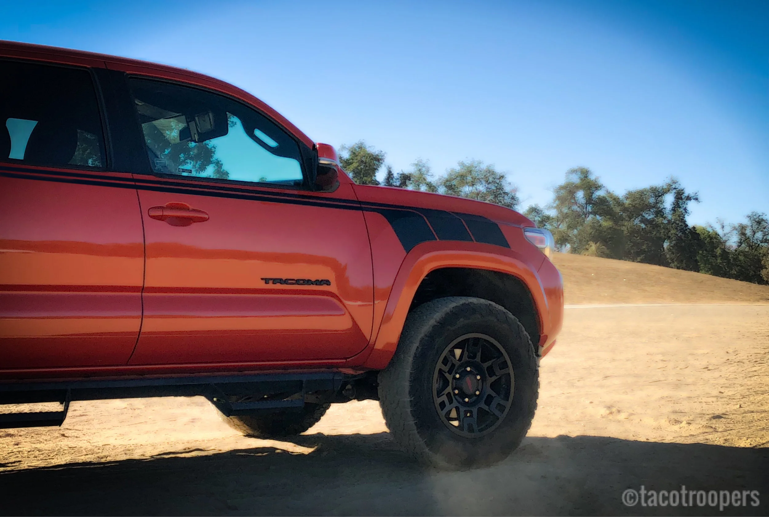 All black - "B. T. F" side stripes (front with extended pinstriping)