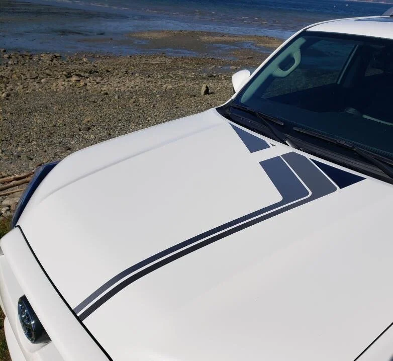 Monochrome - "B. T. F" hood decal kit (for 5th Gen 4Runner, models with/without hood scoop)