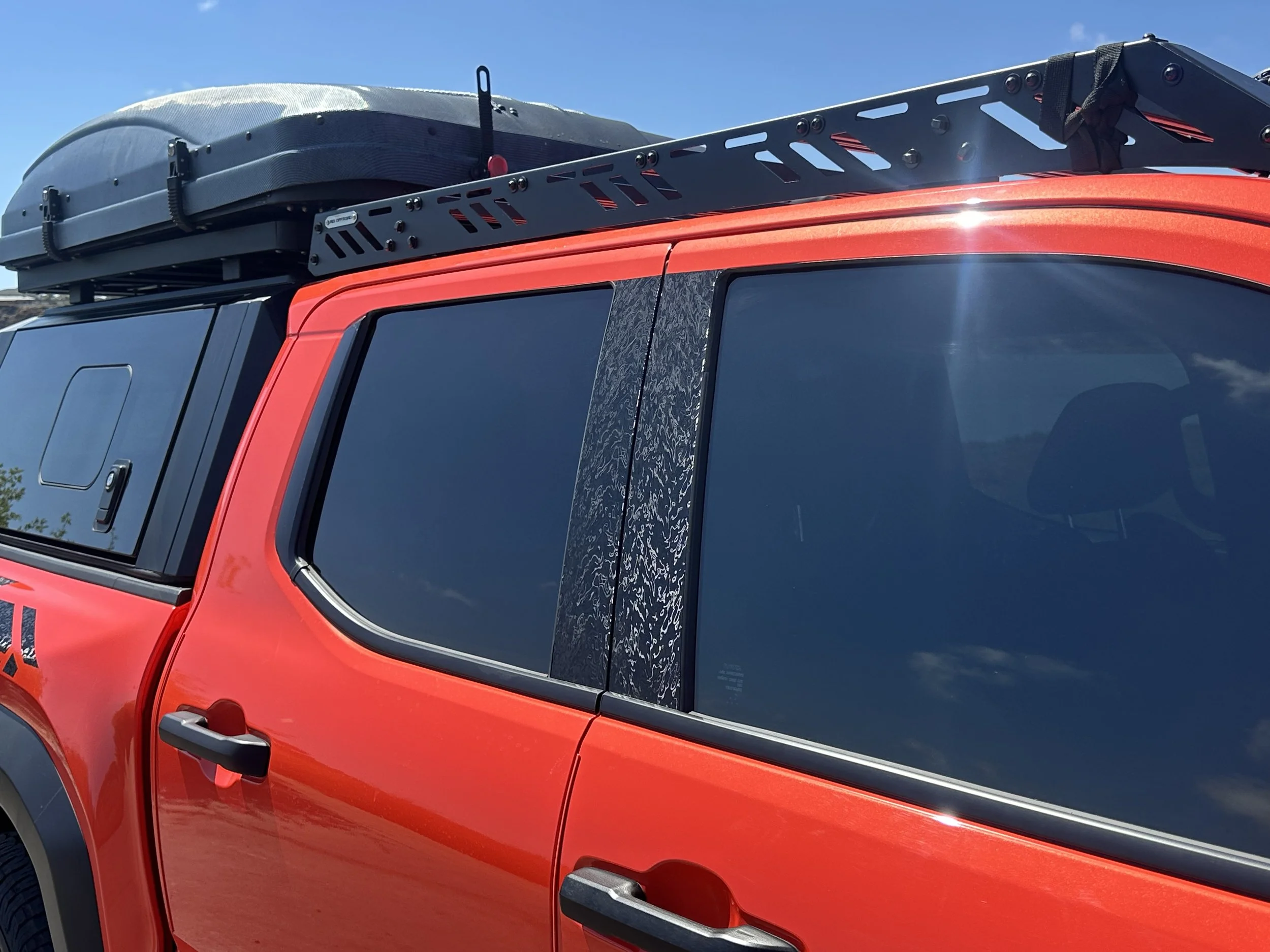 B-Pillar "Elevation" pattern Overlay decal kit for 4th Gen Tacoma (2024-2026)