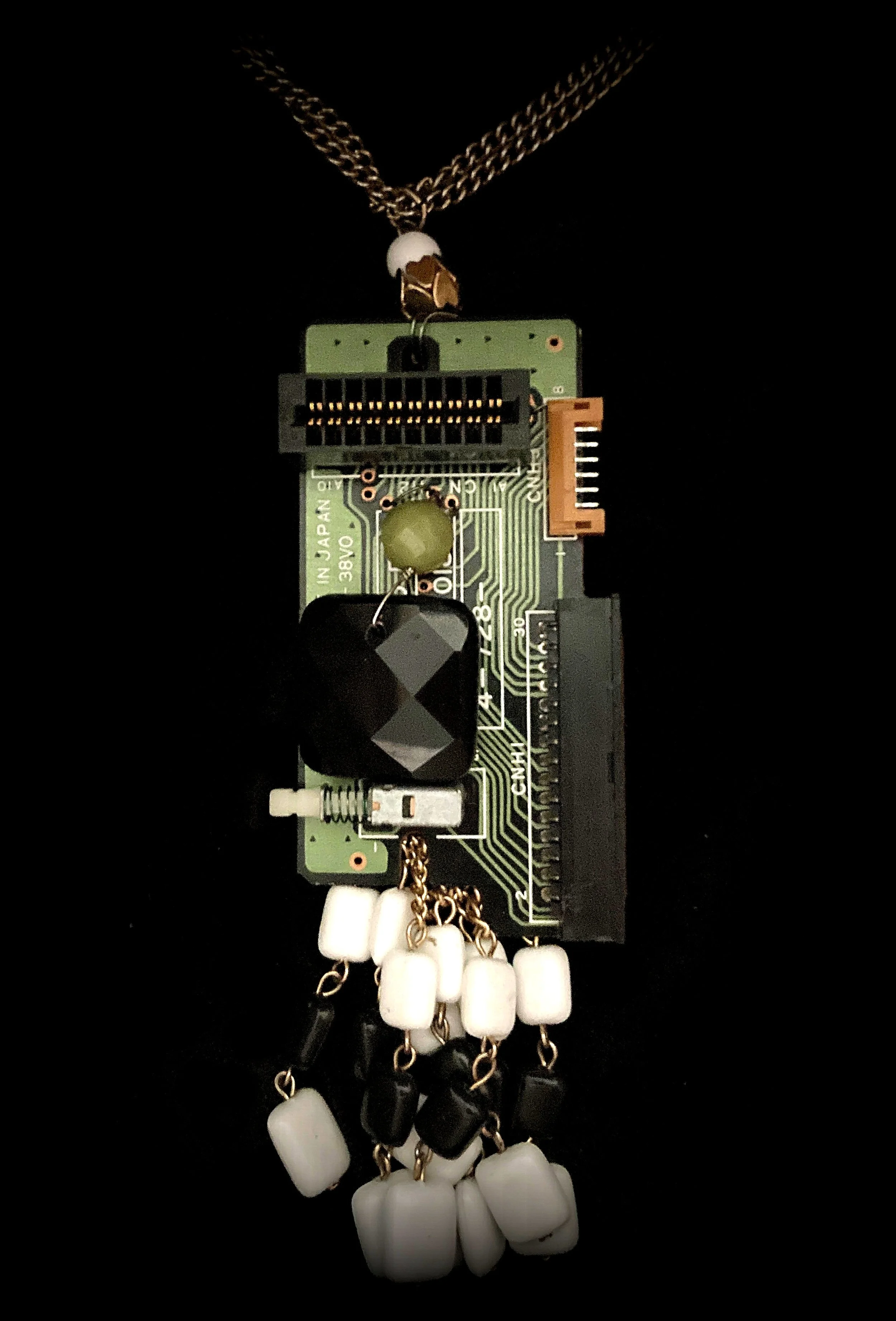 B&W Green Tech Necklace